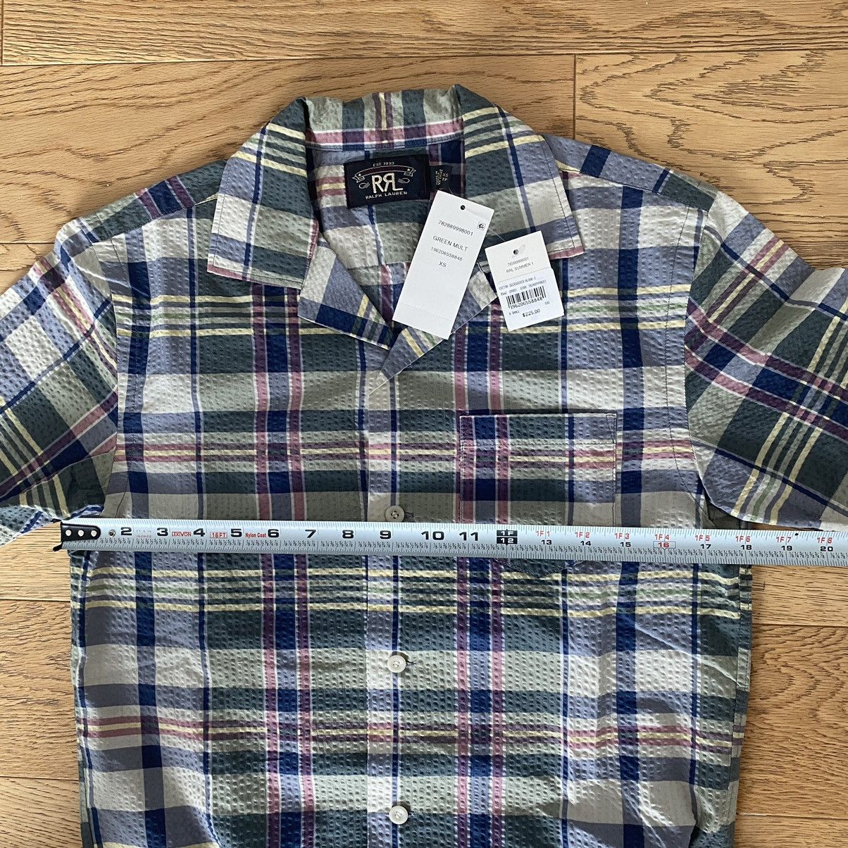 RRL Ralph Lauren RRL Double RL Ralph Lauren Plaid Madras Seersucker Workwear Size US XS / EU 42 / 0 - 8 Thumbnail