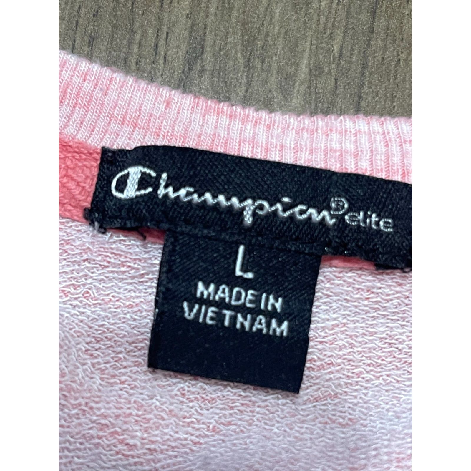 Champion Champion Shirt Women Large Pink Long Sleeve Crew Neck T-Shirt, Regular Fit, Casual, Pullover, Short Words from original title Size L / US 10 / IT 46 - 7 Thumbnail