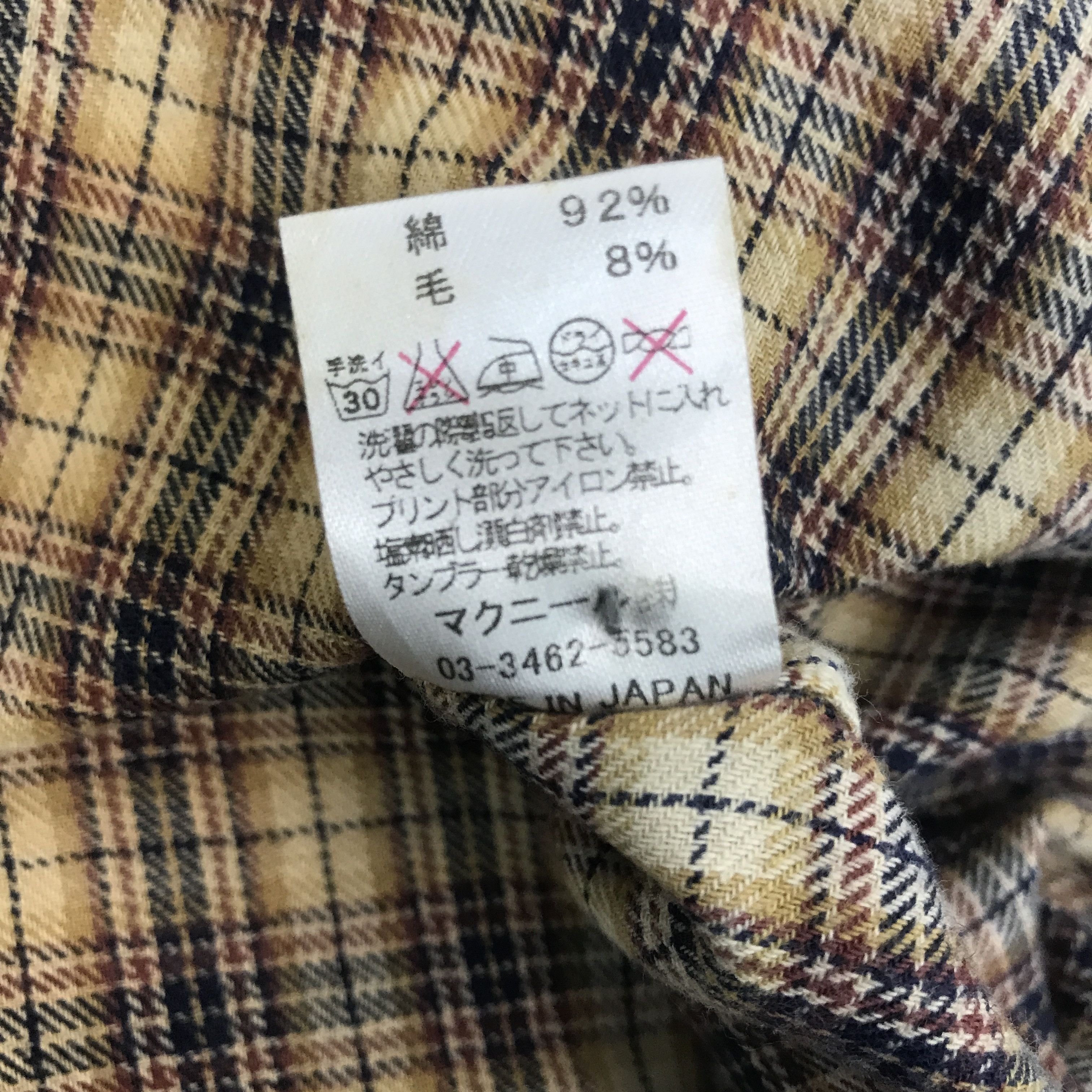 Japanese Brand × Roar × Vintage Vintage Roar Rusty Made in Japan flannel button up shirt Size US L / EU 52-54 / 3 - 9 Thumbnail