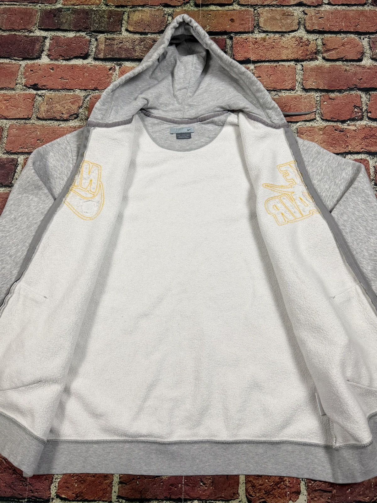 Nike Vintage Y2K Nike Air Embroidered Center Logo Full Zip Hoodie Size US XXL / EU 58 / 5 - 6 Thumbnail
