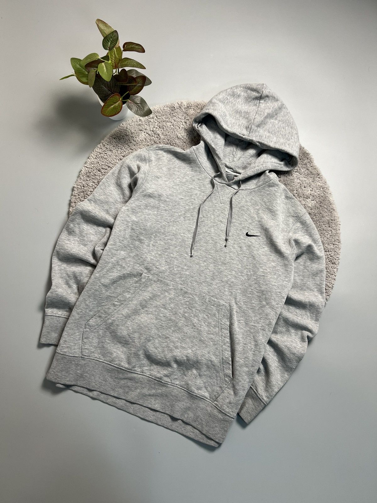Nike × Vintage Vintage Nike Swoosh Y2K Hoodie Rare Size US M / EU 48-50 / 2 - 2 Thumbnail