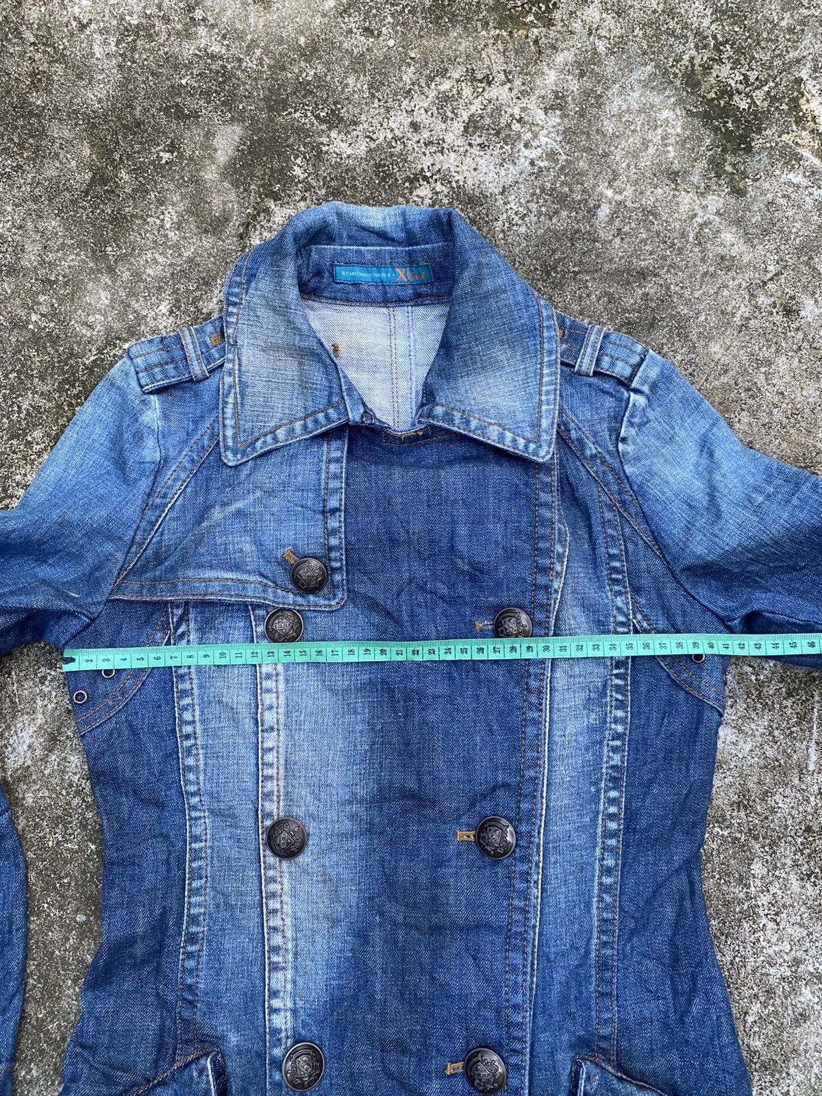 Le Grande Bleu (L.G.B.) Y2K X CHROMOSOME IN X X FREND DENIM JACKET Size S / US 4 / IT 40 - 10 Thumbnail