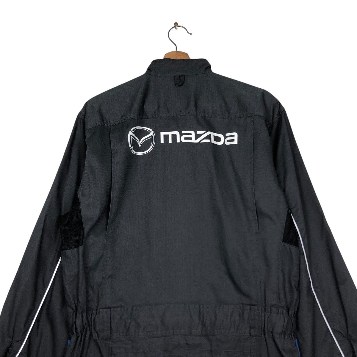 Japanese Brand Vintage Coverall Chore Worker Racing Mazda Big Logo Backhit Size US 36 / EU 52 - 11 Thumbnail