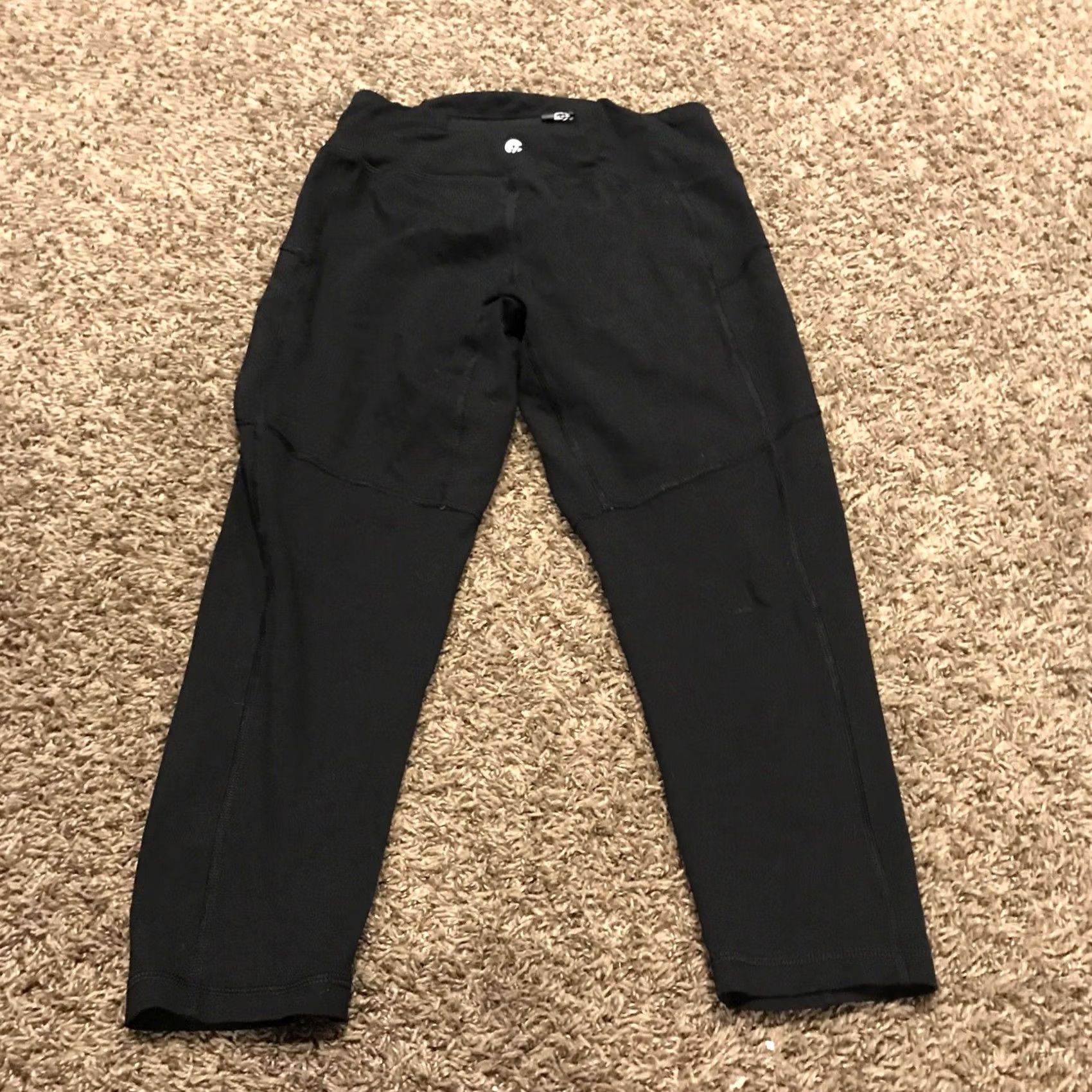 Champion C9 by Champion Womens Capris S Black Athletic Stretch Capri leggings Skinny Inseam 20 in Size ONE SIZE - 3 Thumbnail