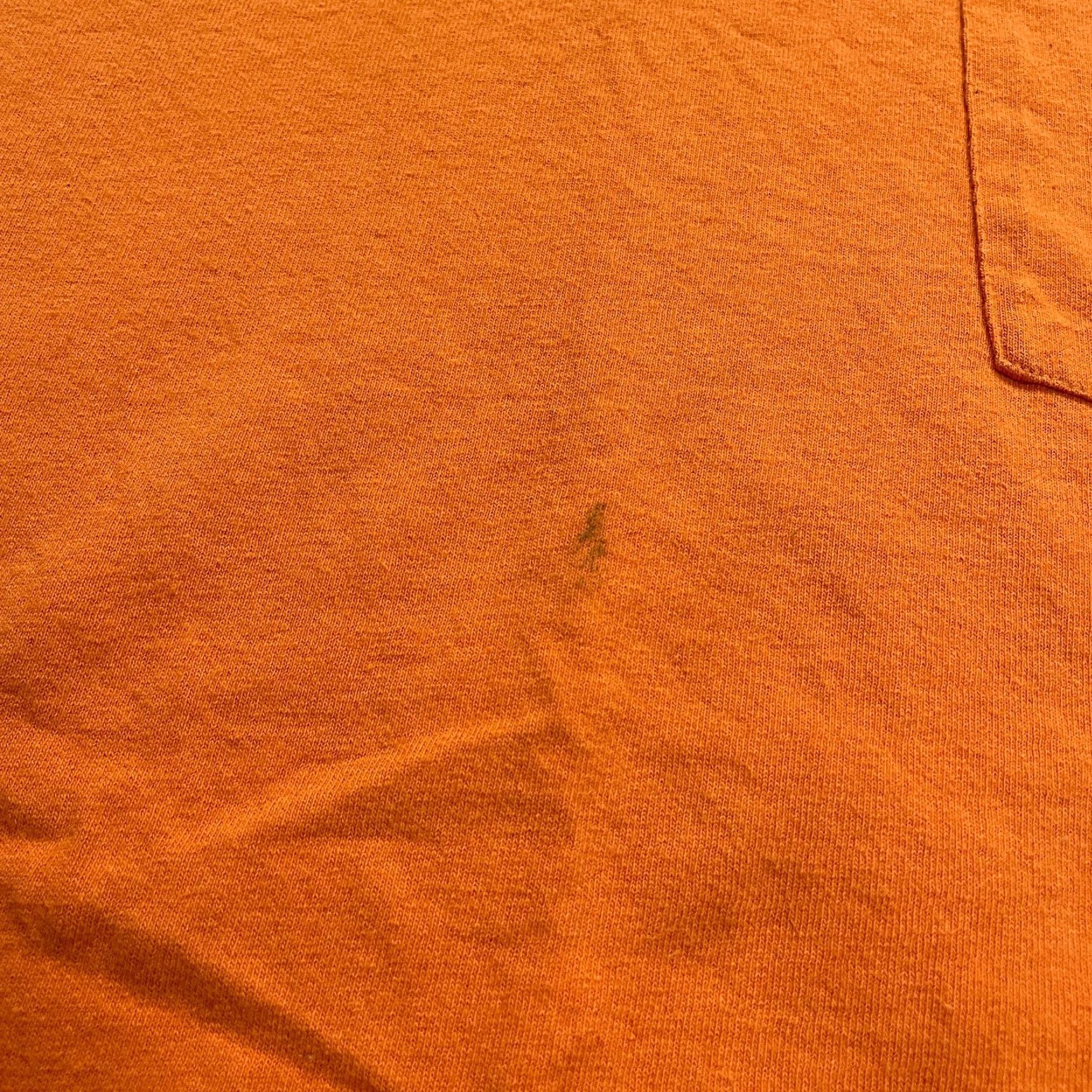 Carhartt VINTAGE Carhartt K87 Original Fit T-Shirt Mens XL Orange Crew Neck Pocket Cotton Size US XL / EU 56 / 4 - 6 Thumbnail