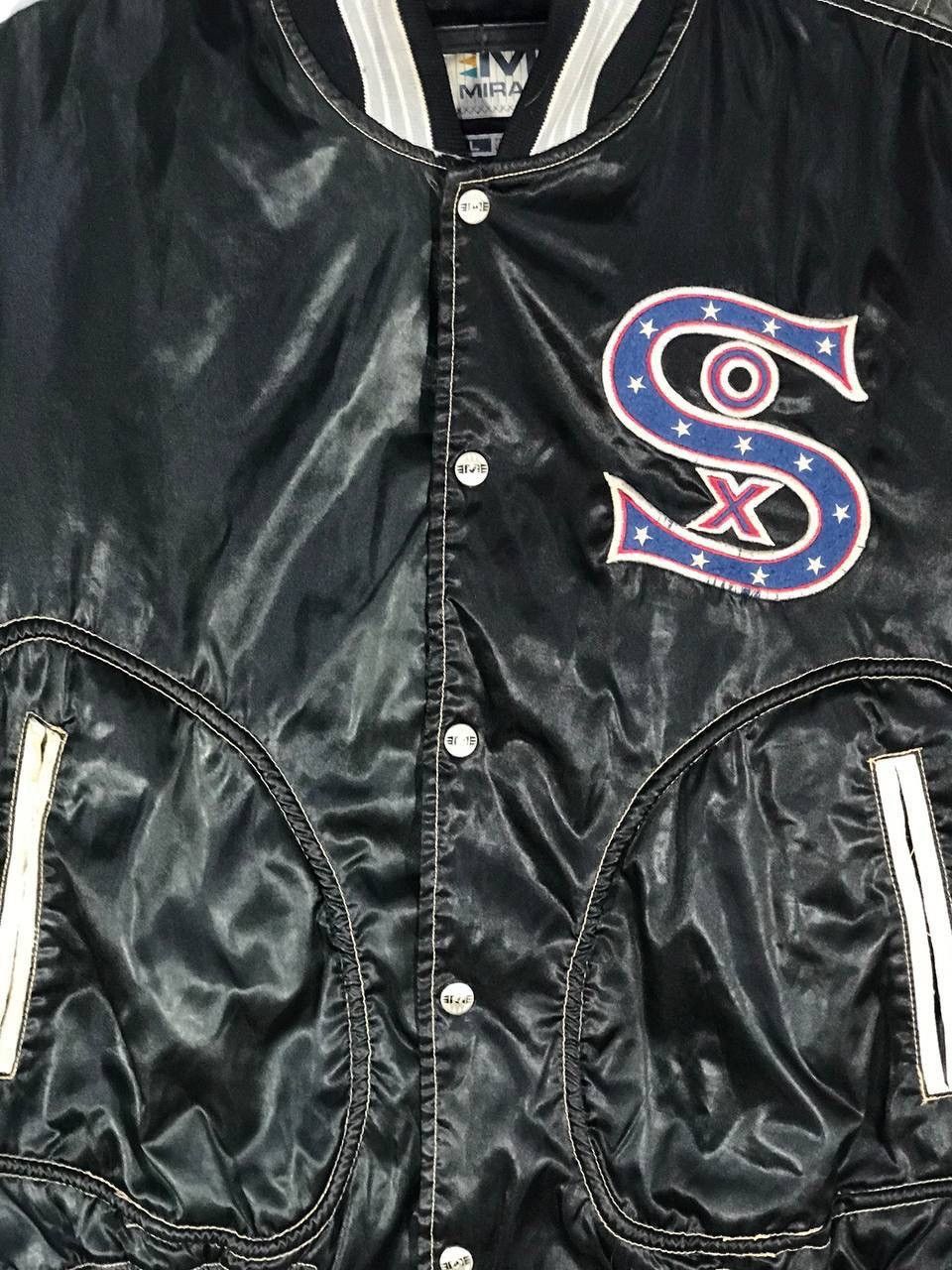 MLB vintage 90s chicago white sox major league baseball jacket Size US L / EU 52-54 / 3 - 3 Thumbnail