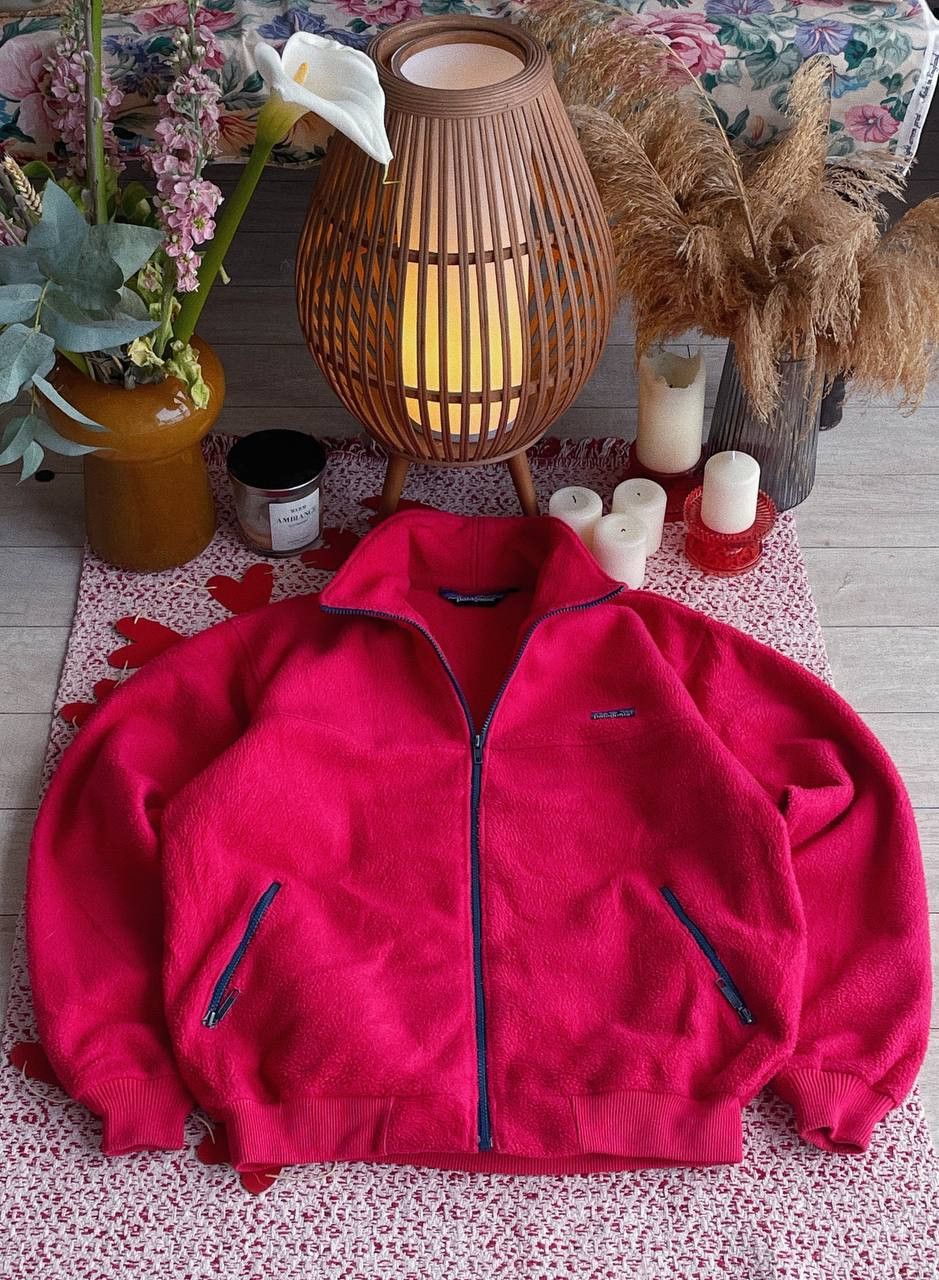 Patagonia Vintage Patagonia Pink Fleece Size US L / EU 52-54 / 3 - 1 Thumbnail