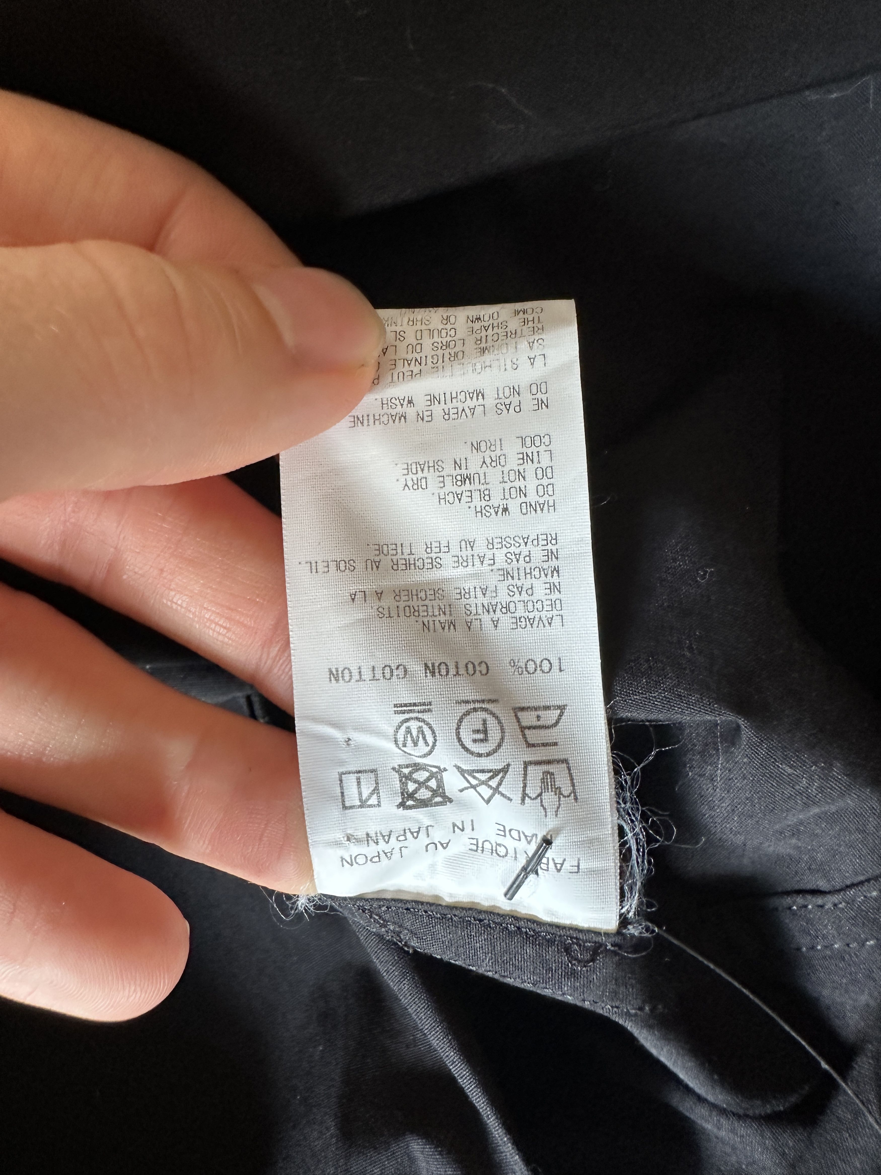 Yohji Yamamoto Yohji Yamamoto Costume D'Homme Button Up Shirt Size US M / EU 48-50 / 2 - 5 Thumbnail