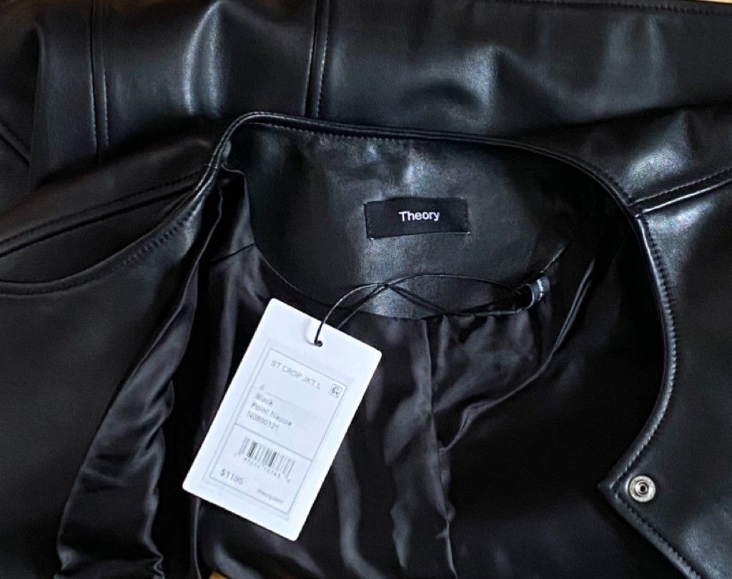 Theory Theory Leather Crop Jacket size 4 Size S / US 4 / IT 40 - 10 Thumbnail