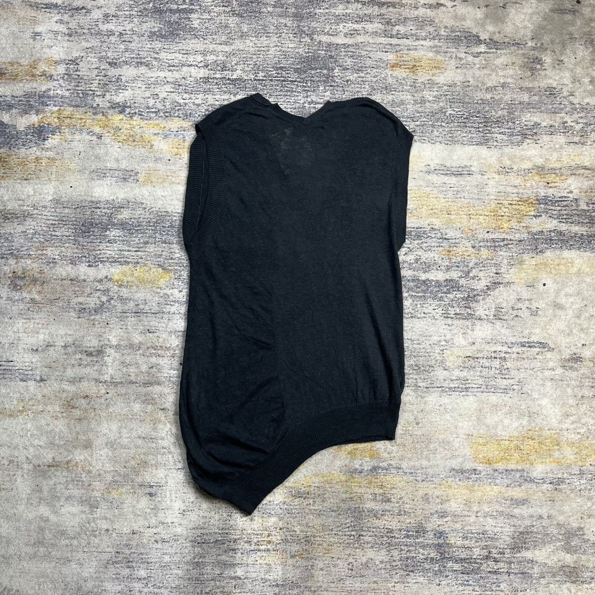 Yohji Yamamoto Y’S Yohji Yamamoto asymmetrical sleepless knit top Size M / US 6-8 / IT 42-44 - 2 Thumbnail