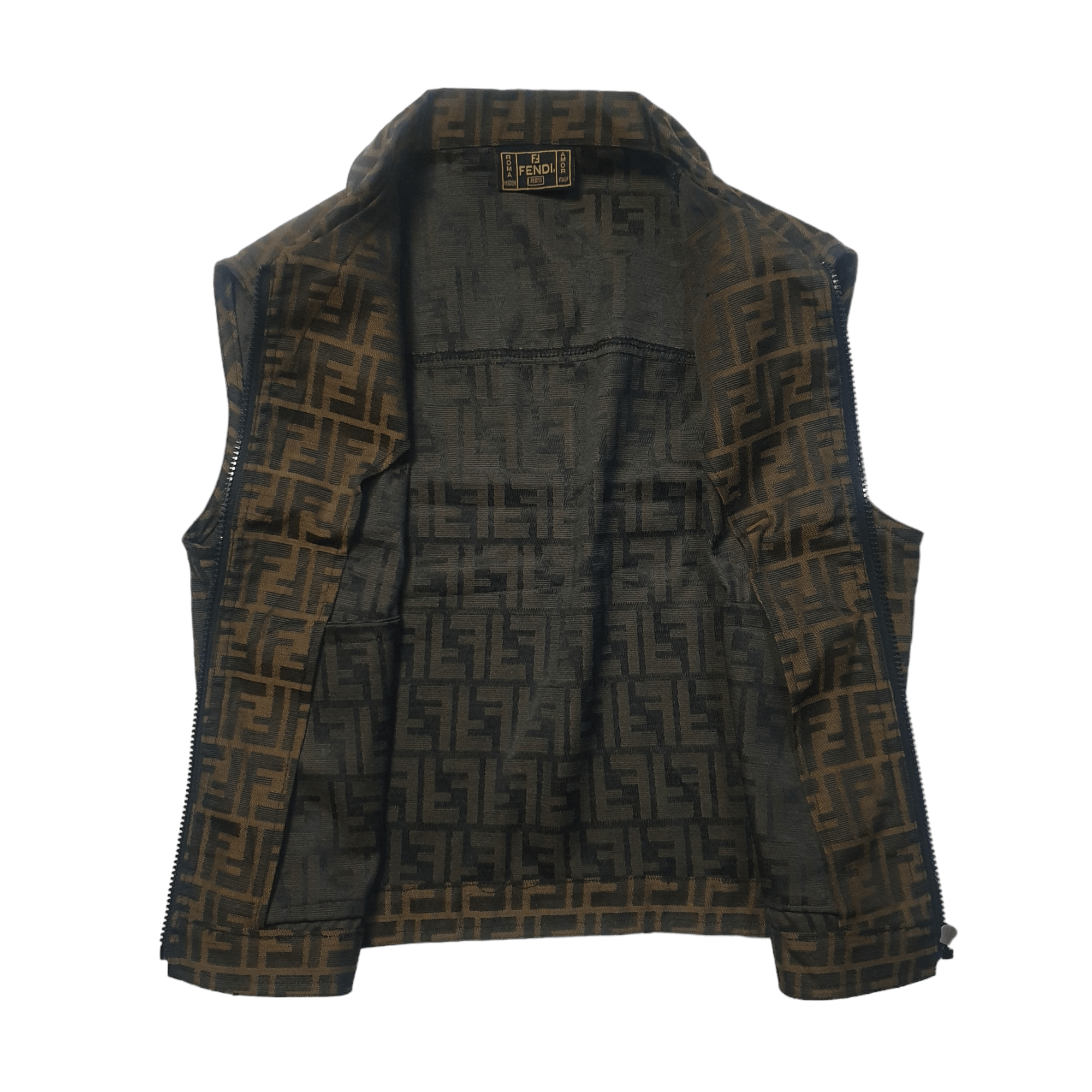 Fendi Vintage Fendi Zucca Vest Size M / US 6-8 / IT 42-44 - 3 Thumbnail