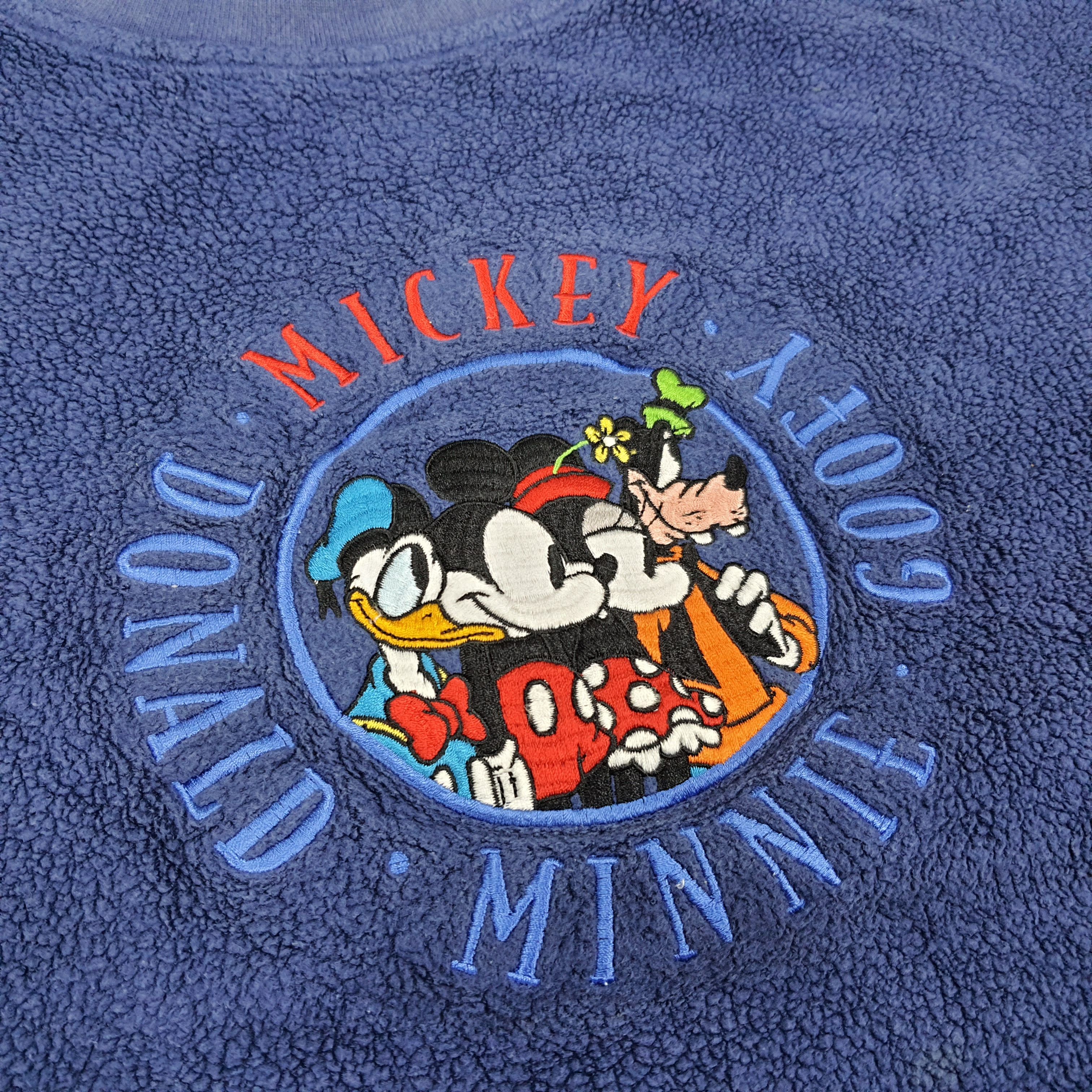 Disney × Vintage Vintage Disney Mickey Mouse Club House Fleece Sweatshirt Size US XL / EU 56 / 4 - 2 Thumbnail