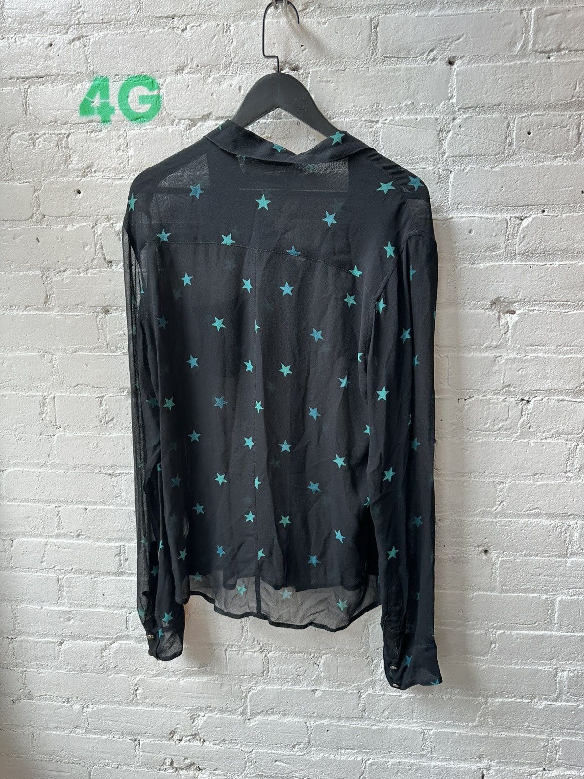 Chrome Hearts CHROME HEARTS SILK STAR BUTTON UP Size L / US 10 / IT 46 - 4 Thumbnail