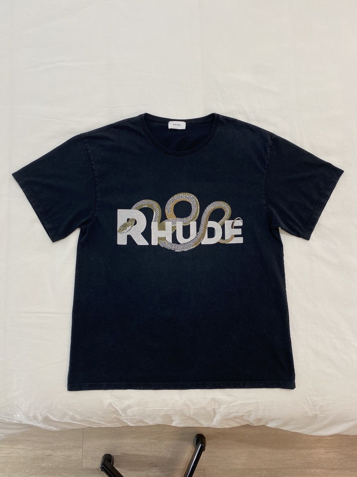 Rhude Rhude Snake Logo Tee Size US XL / EU 56 / 4 - 1 Thumbnail