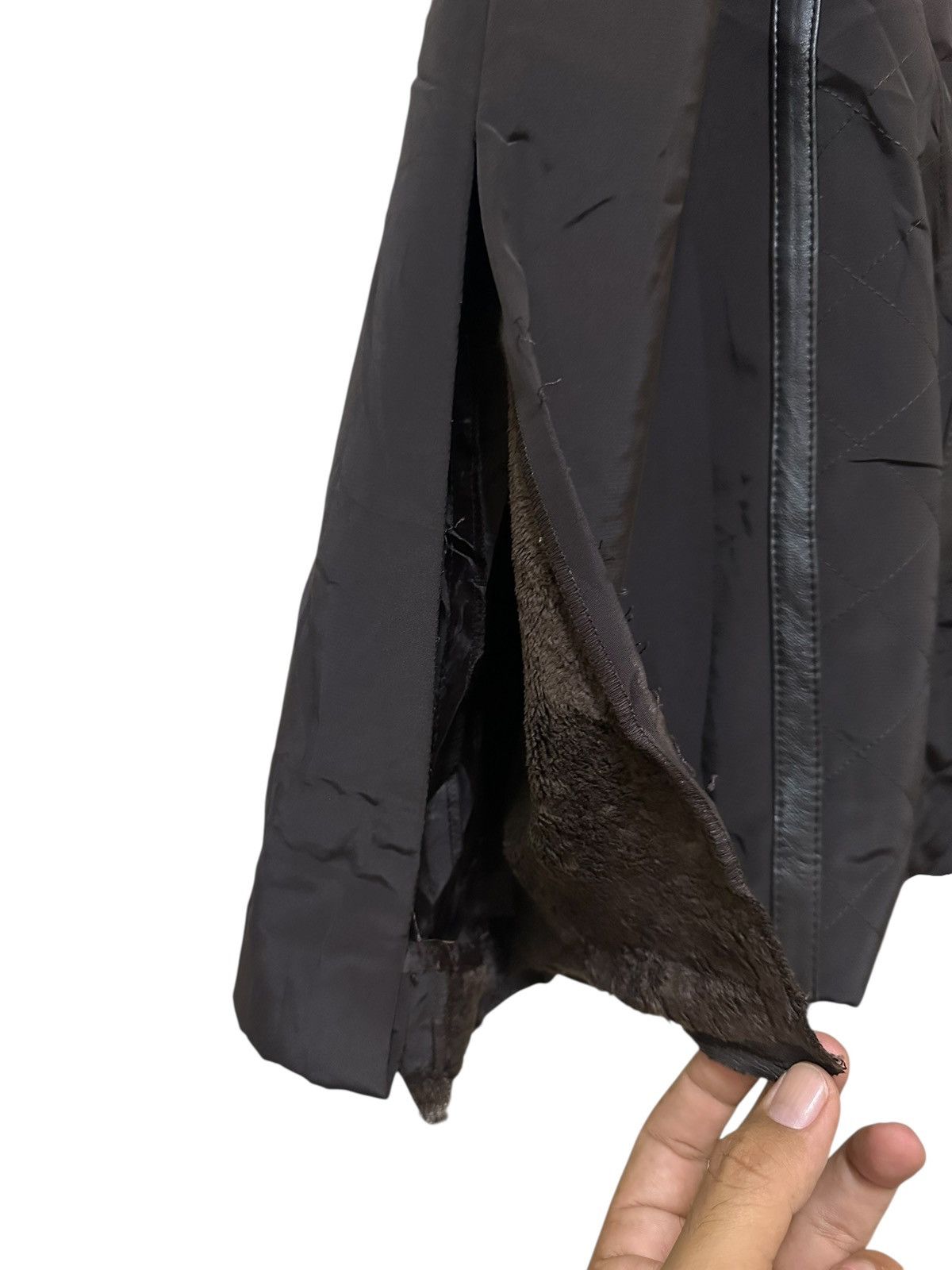 Vintage Vintage Quilted Long Coat Fur Trim Collar Cuffs Winter Coat Size M / US 6-8 / IT 42-44 - 8 Thumbnail