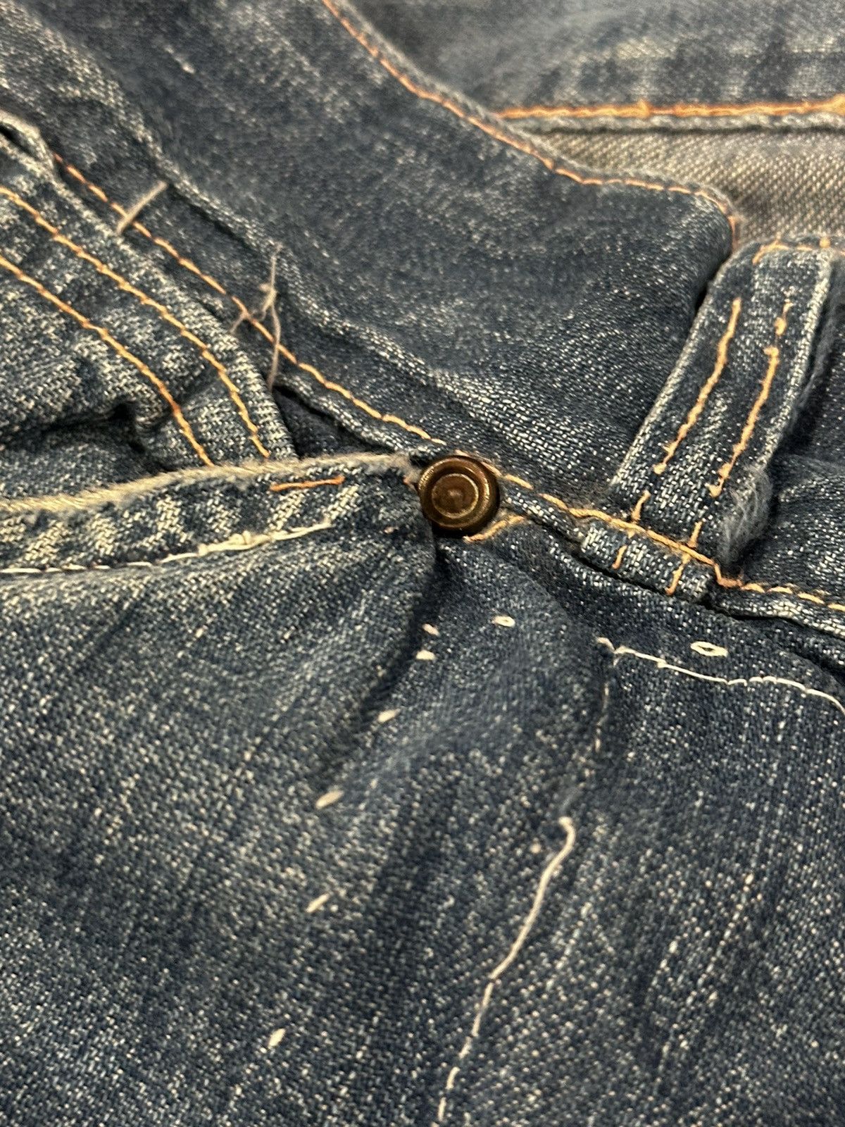 Lee × Levi's × Vintage Vintage 1960’s Big Smith Distressed and Repaired Denim Size US 30 / EU 46 - 15 Thumbnail