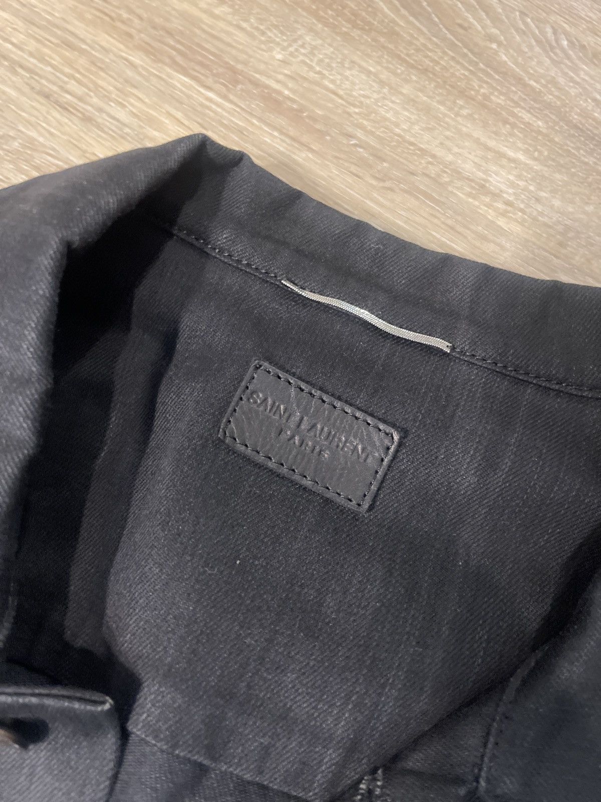 Yves Saint Laurent Ysl saint laurent black denim jacket Size US M / EU 48-50 / 2 - 4 Thumbnail