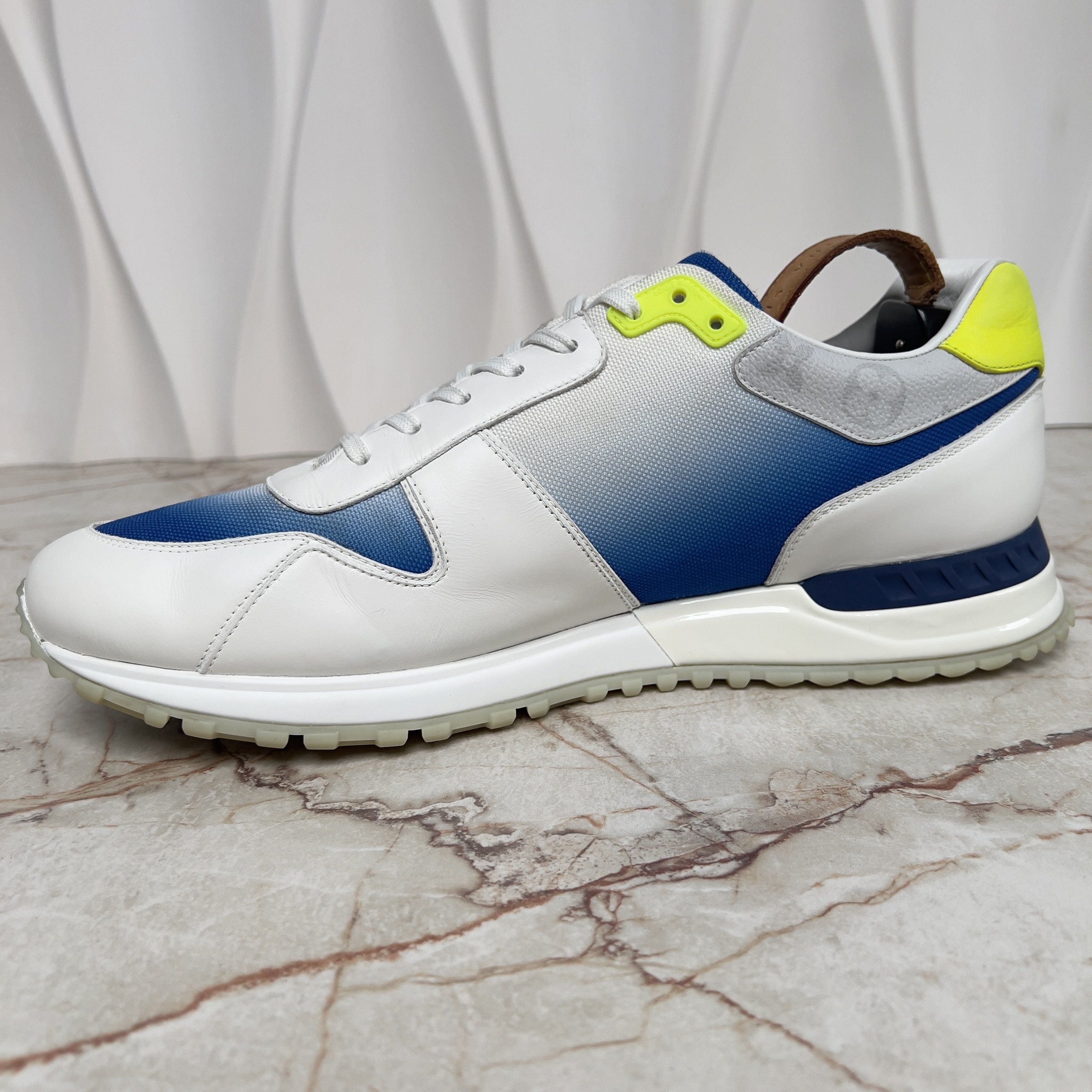 Louis Vuitton Run Away Monogram Sneakers Leather Size US 11.5 / EU 44-45 - 6 Thumbnail