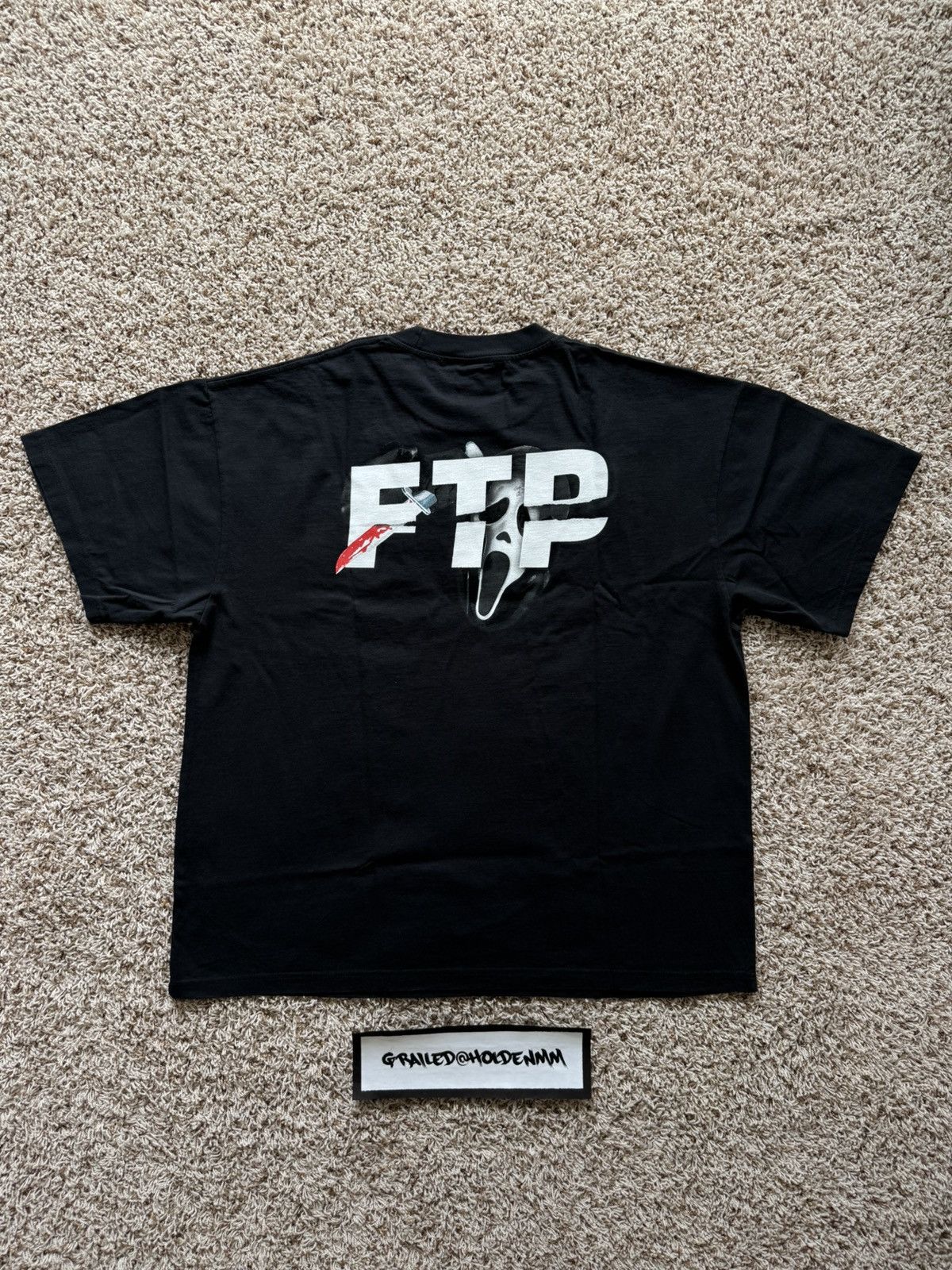 Fuck The Population XXL FTP Ghost Face Logo Tee Black Size US XXL / EU 58 / 5 - 2 Thumbnail