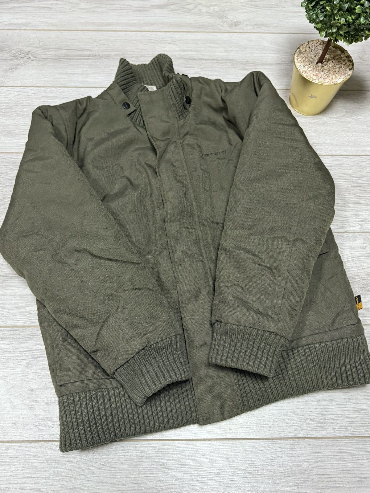 Carhartt Vintage Carhartt Cordura Ranger Jacket khaki Size US L / EU 52-54 / 3 - 6 Thumbnail
