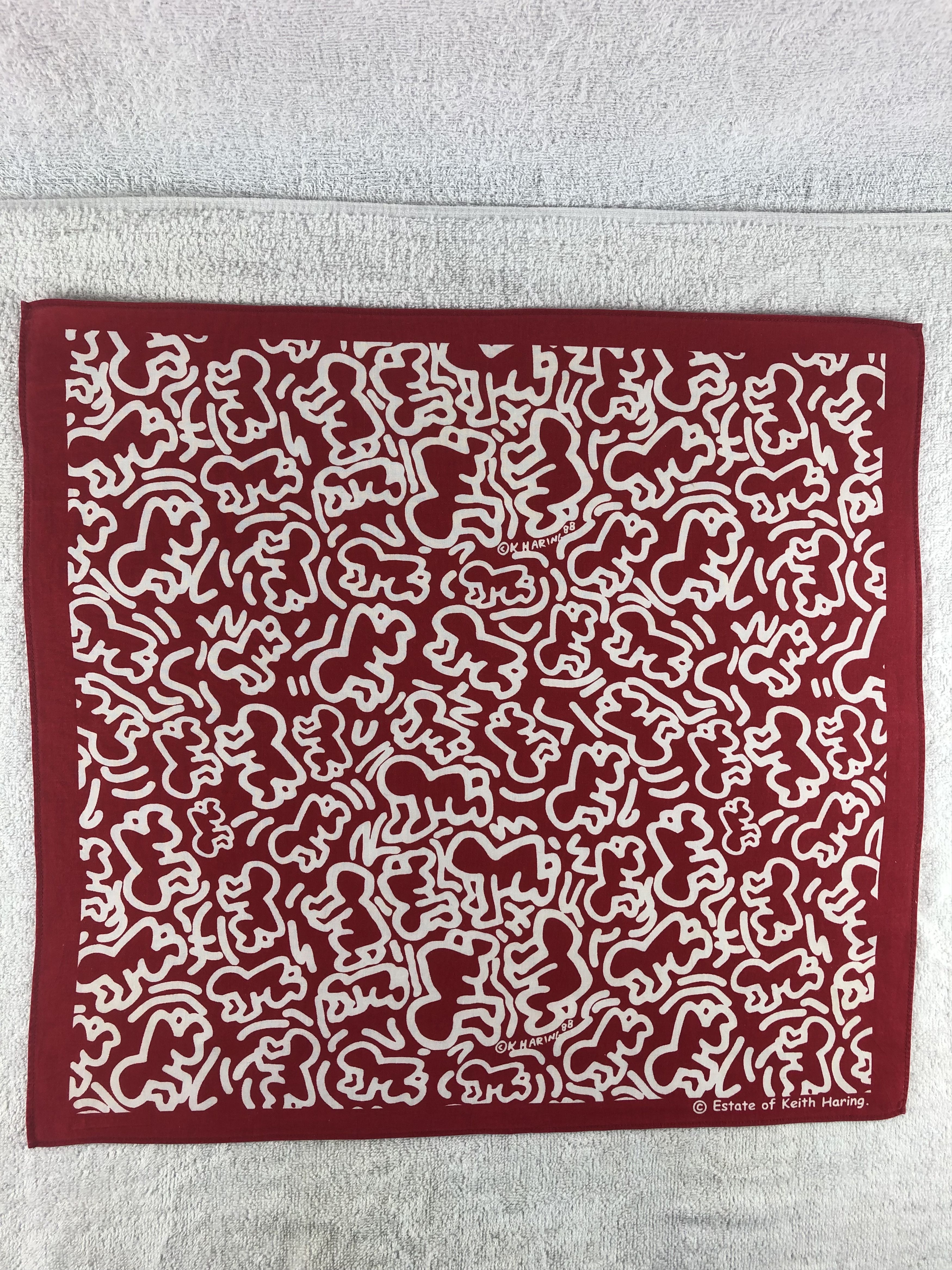 Keith Haring Keith Haring Handkerchief / Bandana / Neckerchief Size ONE SIZE - 3 Thumbnail
