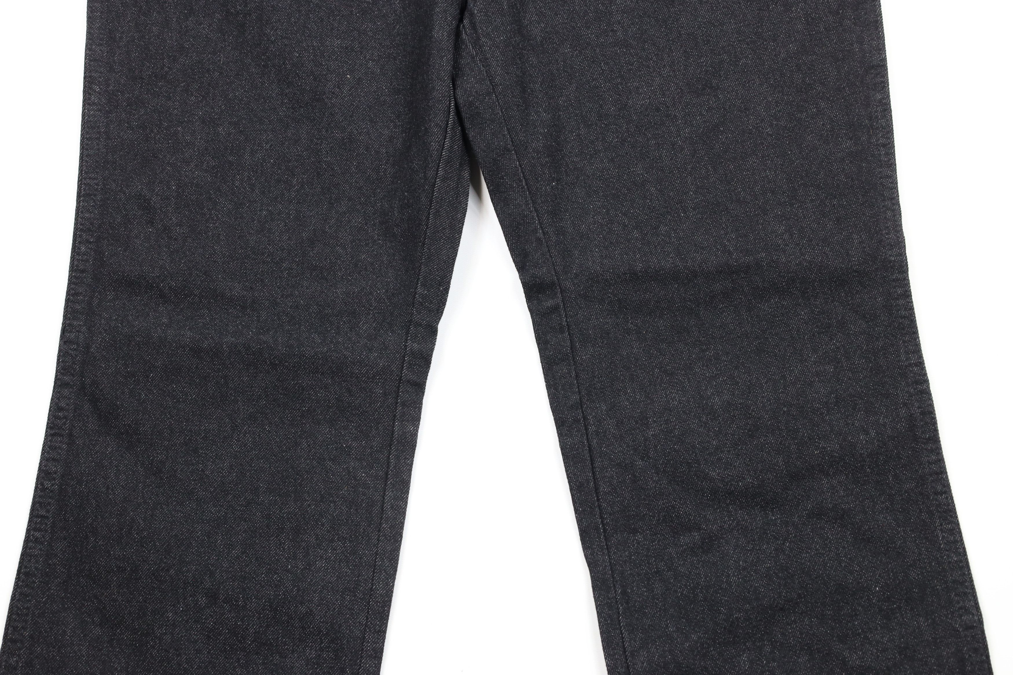 Vintage Vintage 90s Big Ben Wide Leg Denim Jeans Black Cotton Size US 38 / EU 54 - 3 Thumbnail