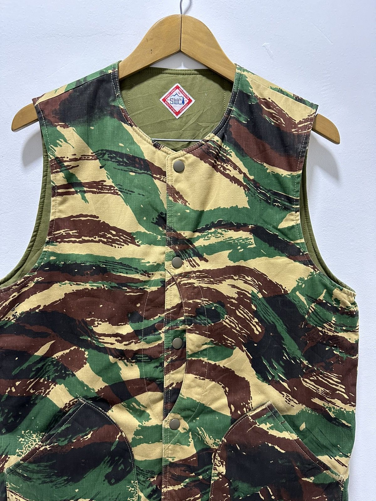 Japanese Brand Japanese Brand Salt Water Cowboy Amry Vest Riversible Design Size US M / EU 48-50 / 2 - 4 Thumbnail