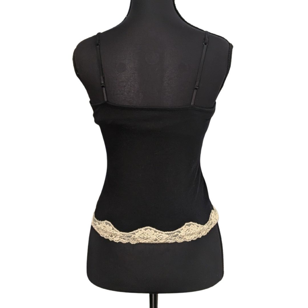 Vintage Vintage 5-7-9 Y2K Lace Hem Spaghetti Strap Top | Women's S Size S / US 4 / IT 40 - 2 Thumbnail