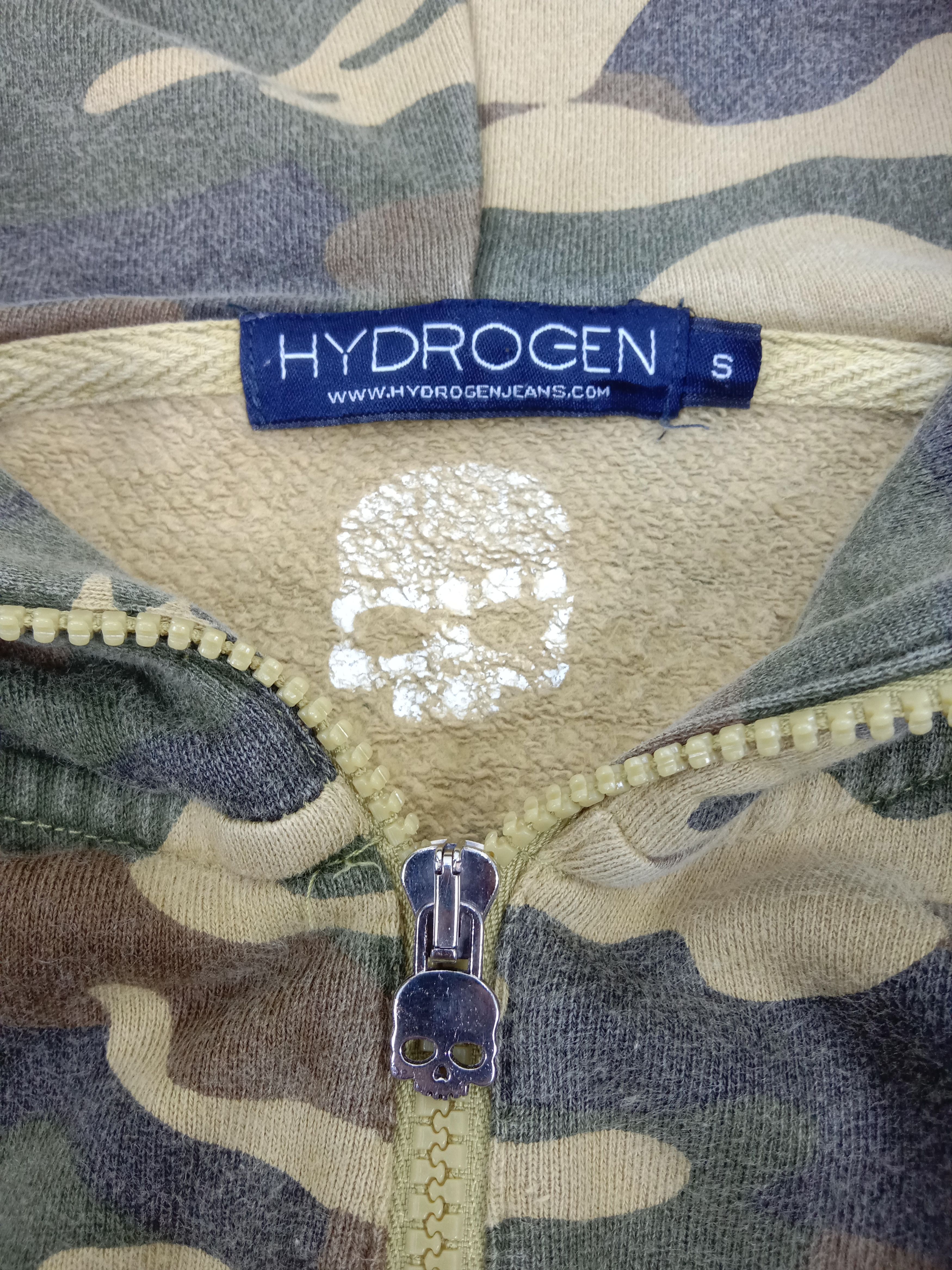 HYDROGEN Hydrogen Camo Black Diamond Skull Patched Hoodie Sweatshirt Size US M / EU 48-50 / 2 - 12 Thumbnail