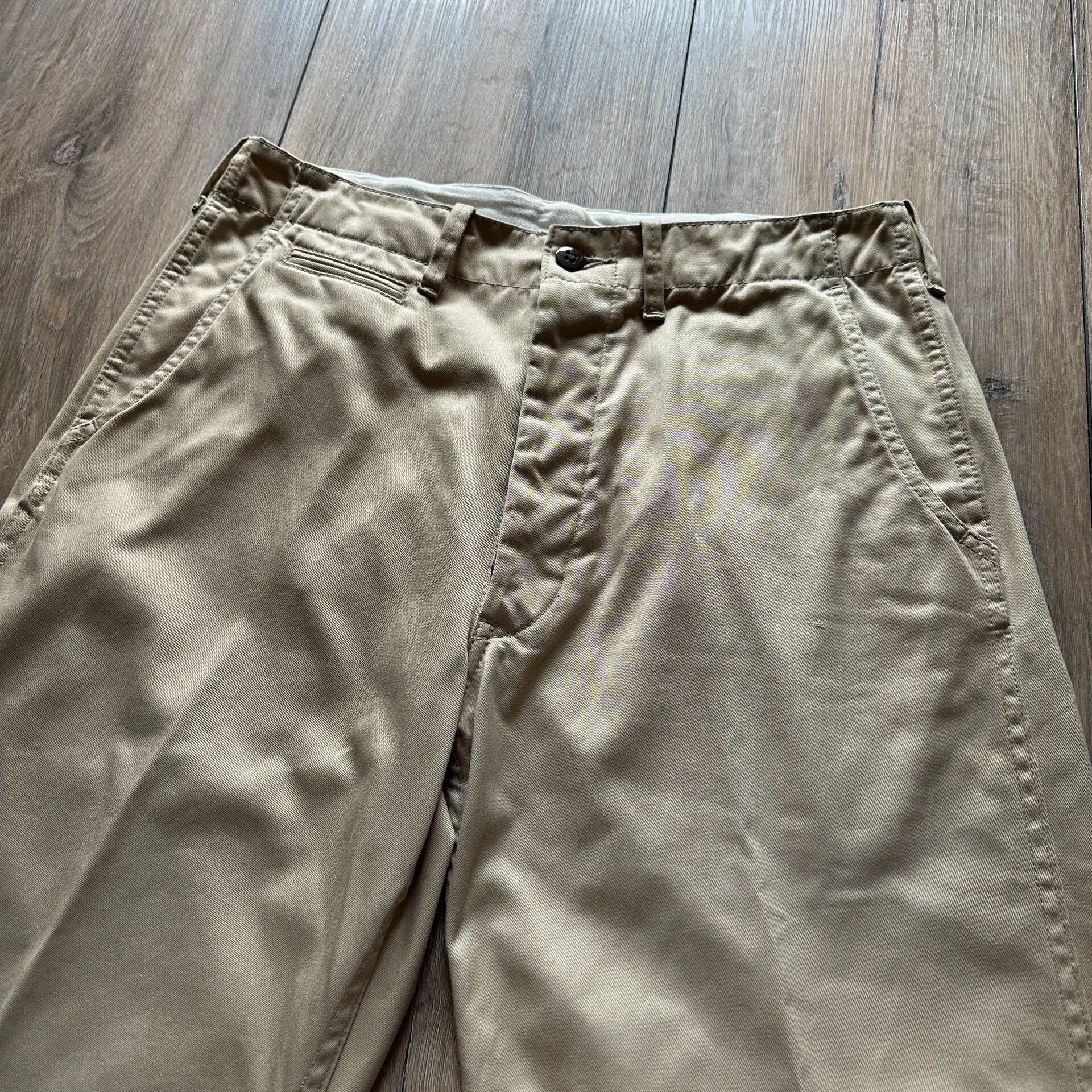 Cushman Cushman Khaki Wide-Leg Pants Size US 32 / EU 48 - 4 Thumbnail