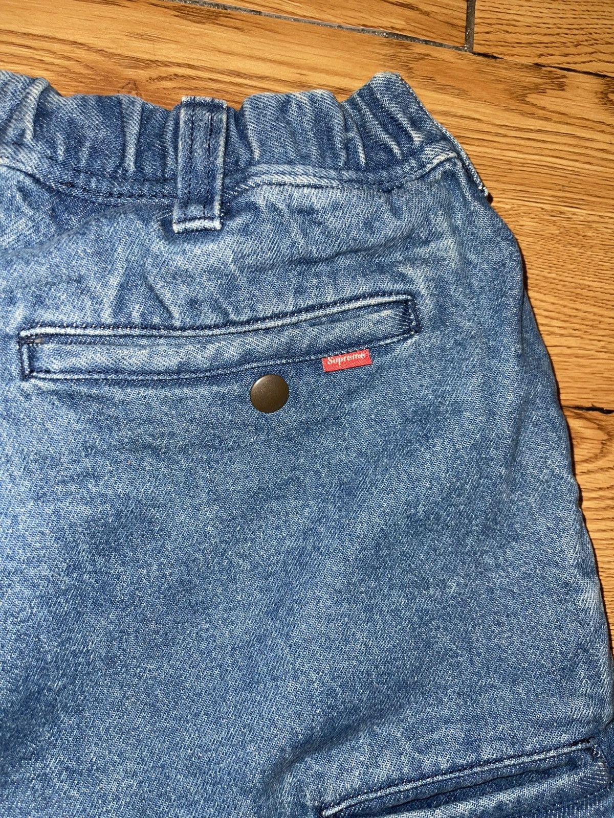 Supreme Supreme Cargo Work Short Denim SS22 Size 32 Size US 32 / EU 48 - 7 Thumbnail