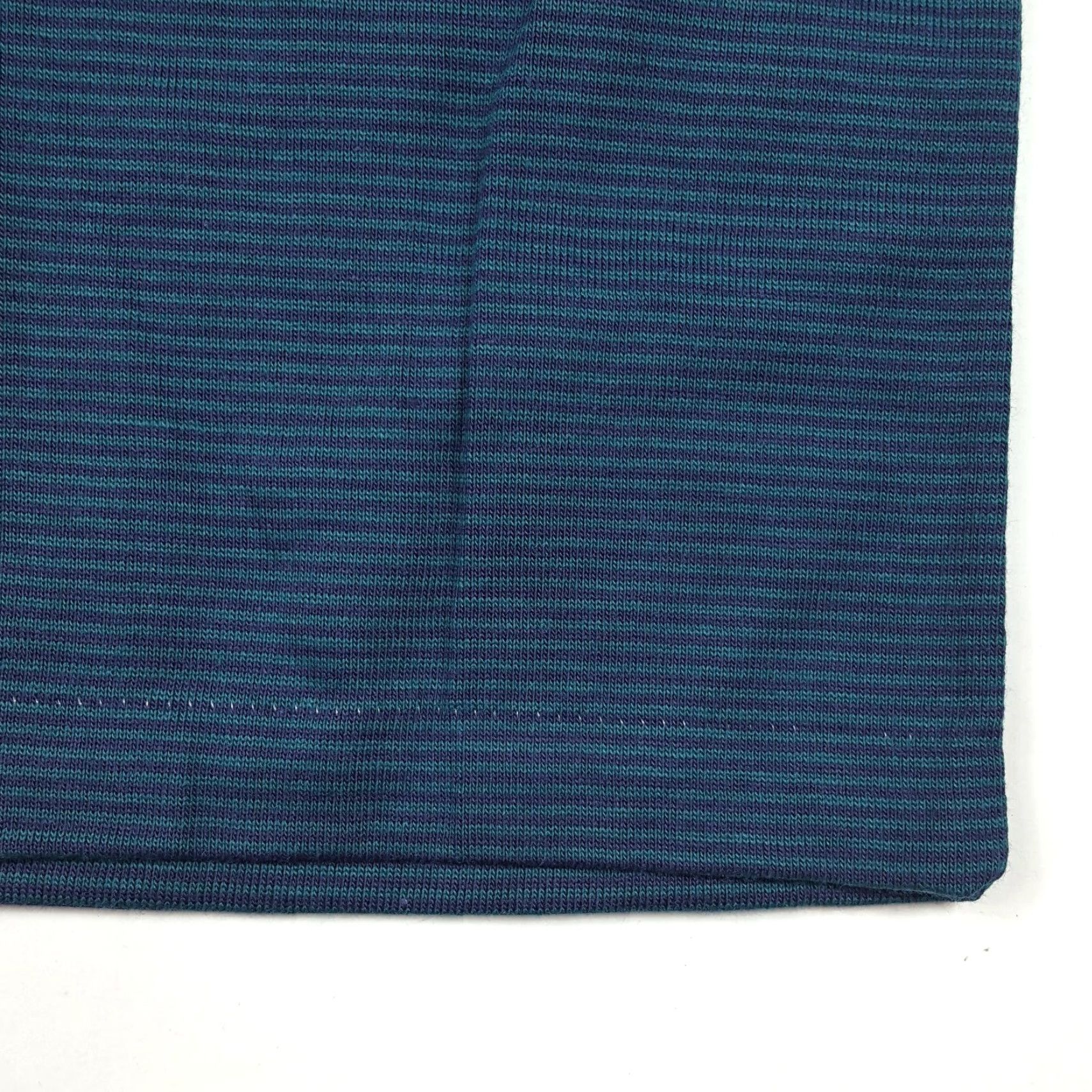 Vintage VTG MunsingWear Polo Shirt Striped Blue Short Sleeve Polo Shirt Mens L 90s Golf Tennis Surf Shirt Polo Shirt Size US L / EU 52-54 / 3 - 3 Thumbnail