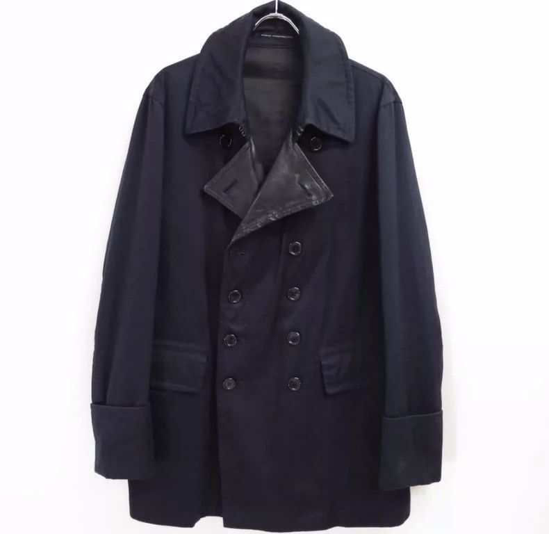 Yohji Yamamoto yohji yamamoto 2003AW show double breasted leather-2505 Size US XXL / EU 58 / 5 - 4 Thumbnail