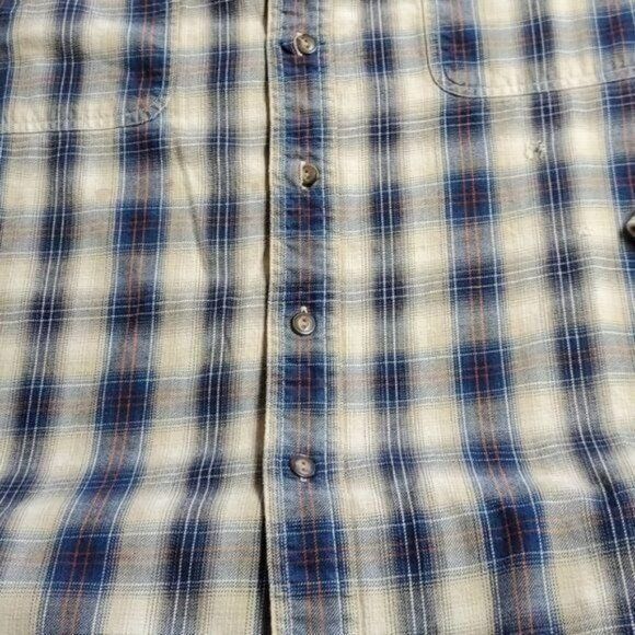 G.H. Bass & Co. G.H. Bass & Co. BASS Teal Plaid Casual Buttoned Down Sz. L S Size US L / EU 52-54 / 3 - 7 Thumbnail