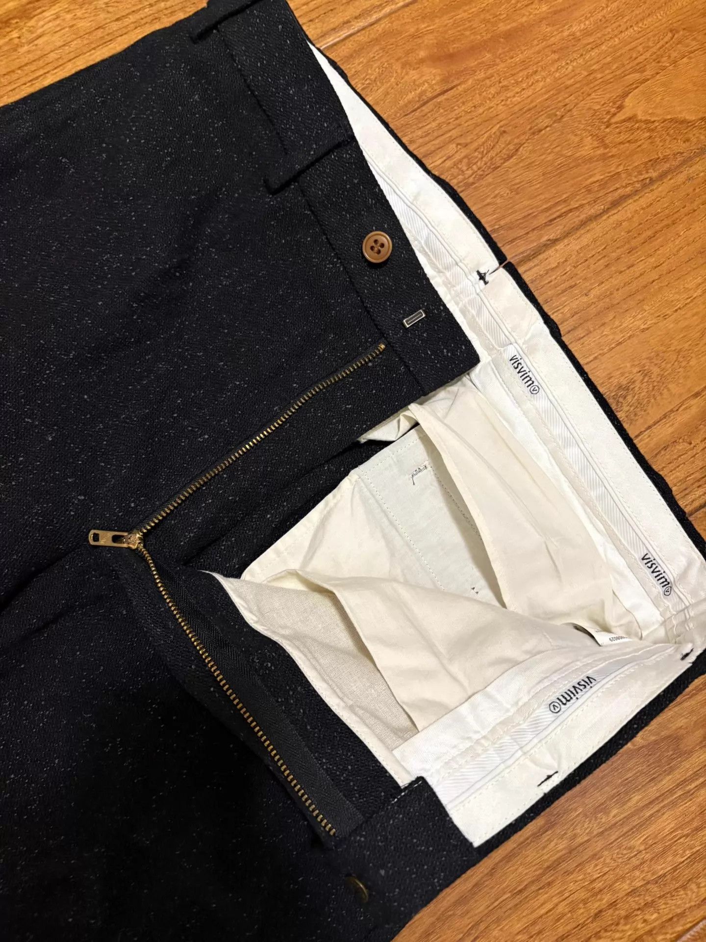 Visvim VISVIM CORNELL SLACKS Snowflake Wool Black W40.5 Size US 32 / EU 48 - 5 Thumbnail