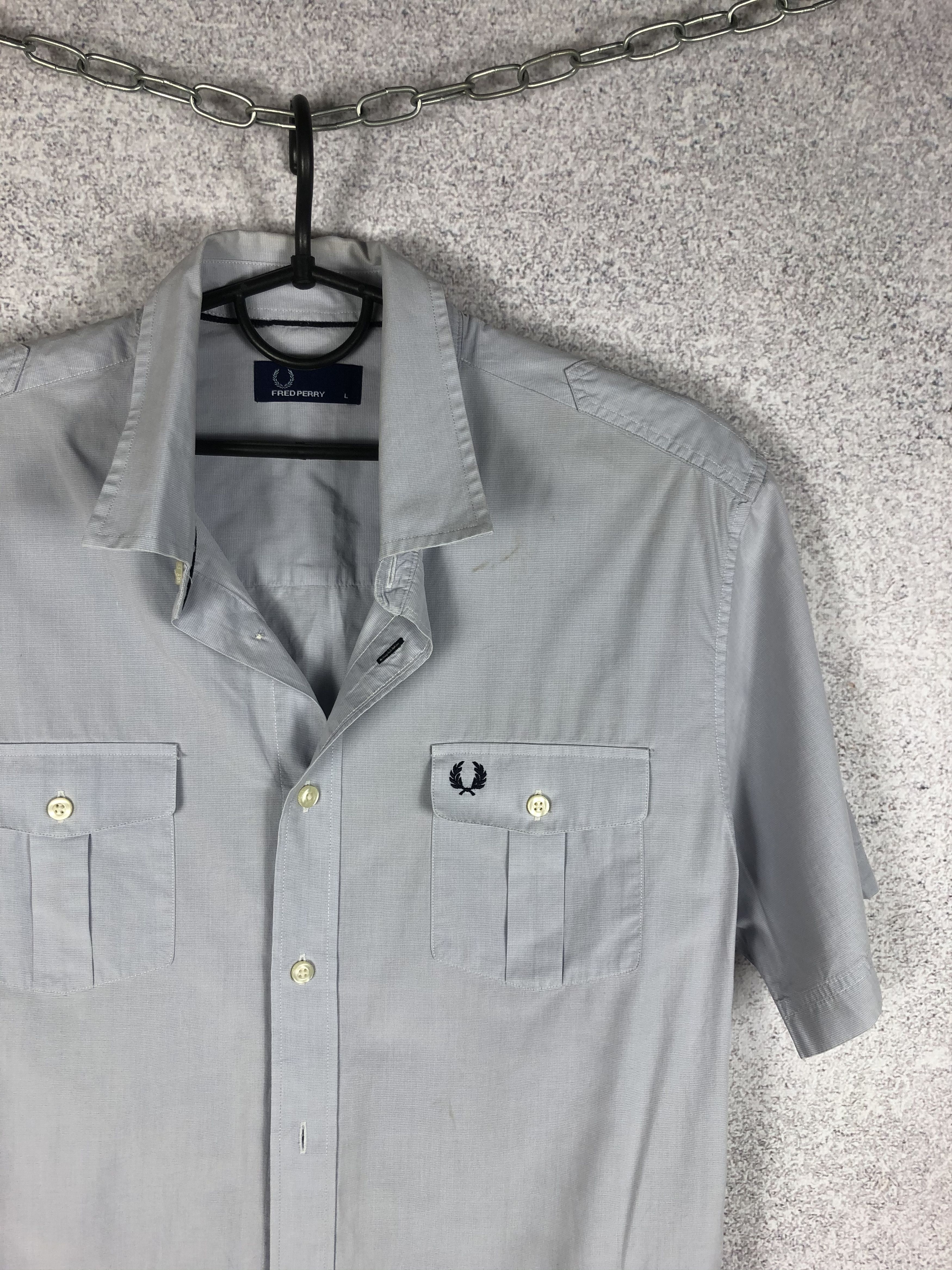 Fred Perry × Vintage Vintage Fred Perry Short Sleeve Shirt Size US L / EU 52-54 / 3 - 2 Thumbnail
