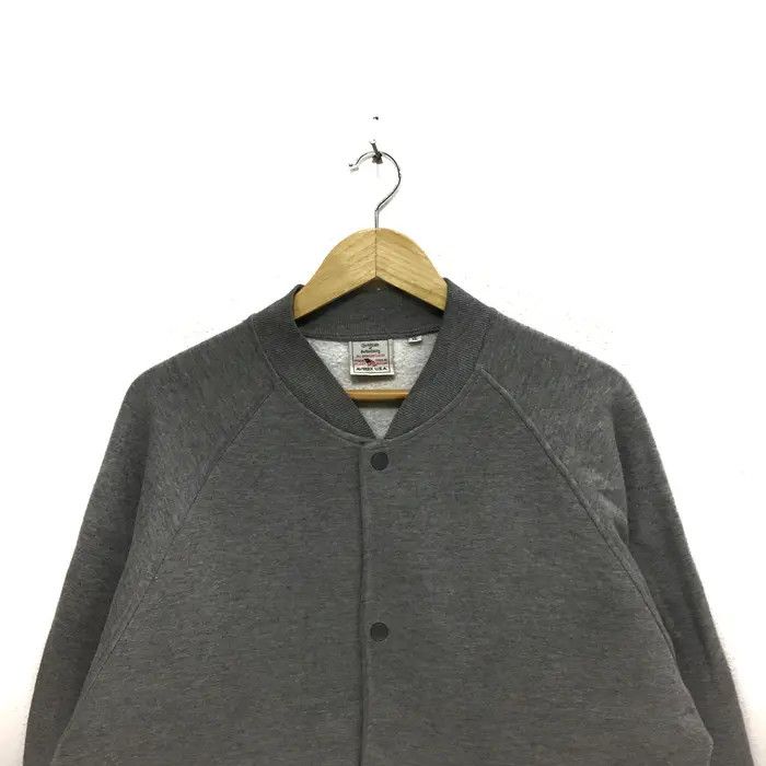 Avirex Vintage AVIREX USA Gray Varsity Jacket Cardigan Sweater Size US XL / EU 56 / 4 - 2 Thumbnail