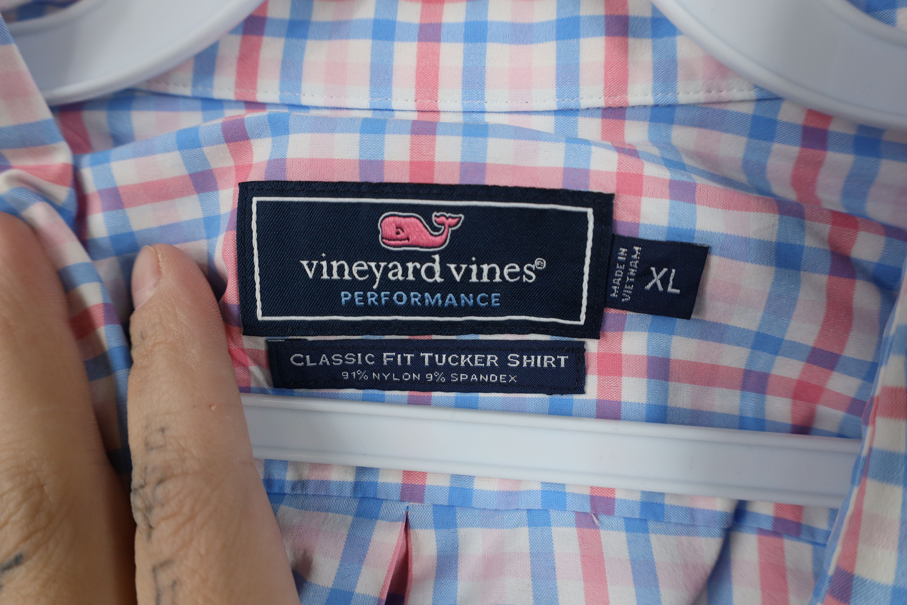 Vineyard Vines Vineyard Vines Fit Tucker Stretch Collared Button Down Shirt Size US XL / EU 56 / 4 - 6 Thumbnail