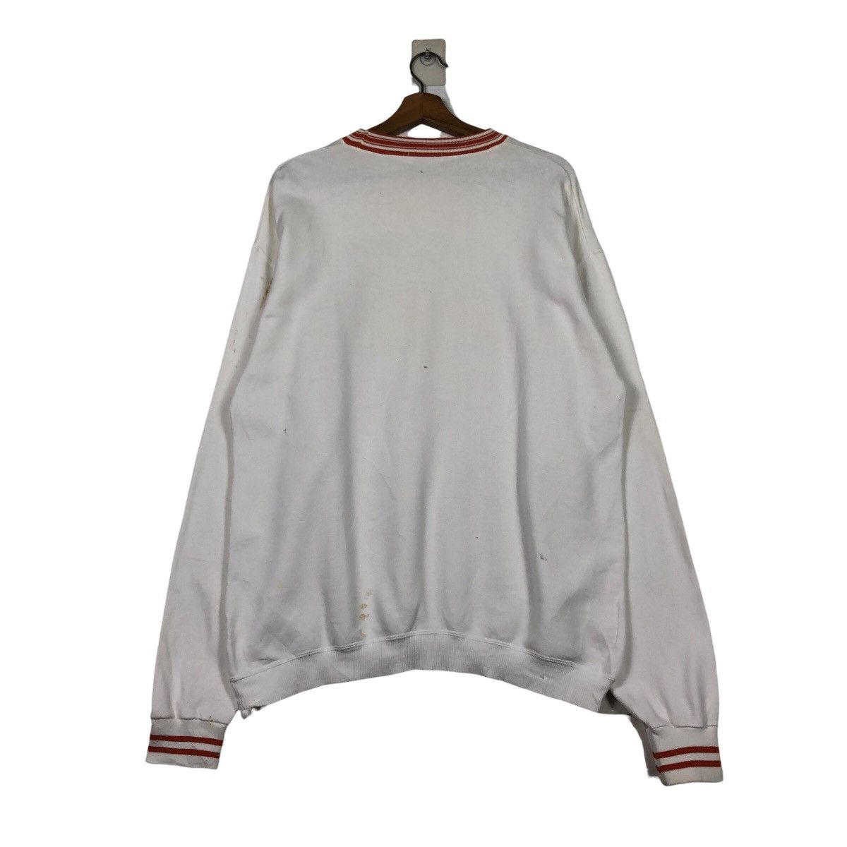 Japanese Brand 90s Transsonic Big Print Sweatshirt — Distressed + Sun-Faded Size US L / EU 52-54 / 3 - 9 Thumbnail