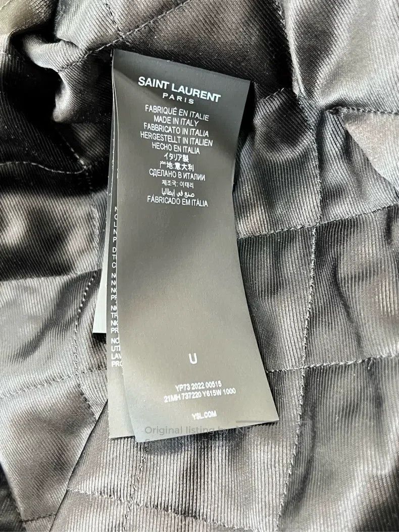 Saint Laurent Paris Saint Laurent Paris Popular Waterdrop Logo Velvet Coat Size US M / EU 48-50 / 2 - 4 Thumbnail