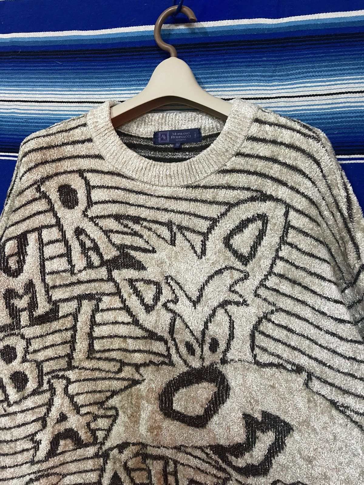 Rubinacci × Vintage VERY RARE🔥 Vintage 90s MR BLACKIE Sweatshirt Size US M / EU 48-50 / 2 - 2 Thumbnail