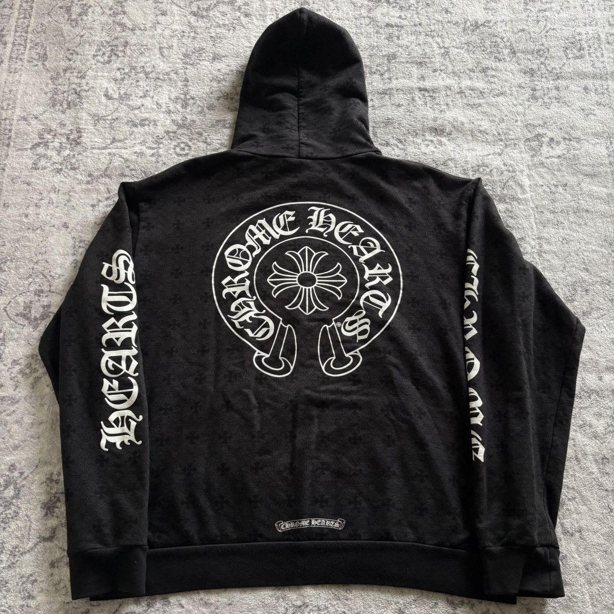 Chrome Hearts Chrome Hearts Fuck You Vertical Logo Monogram Hoodie | L Size US L / EU 52-54 / 3 - 8 Thumbnail