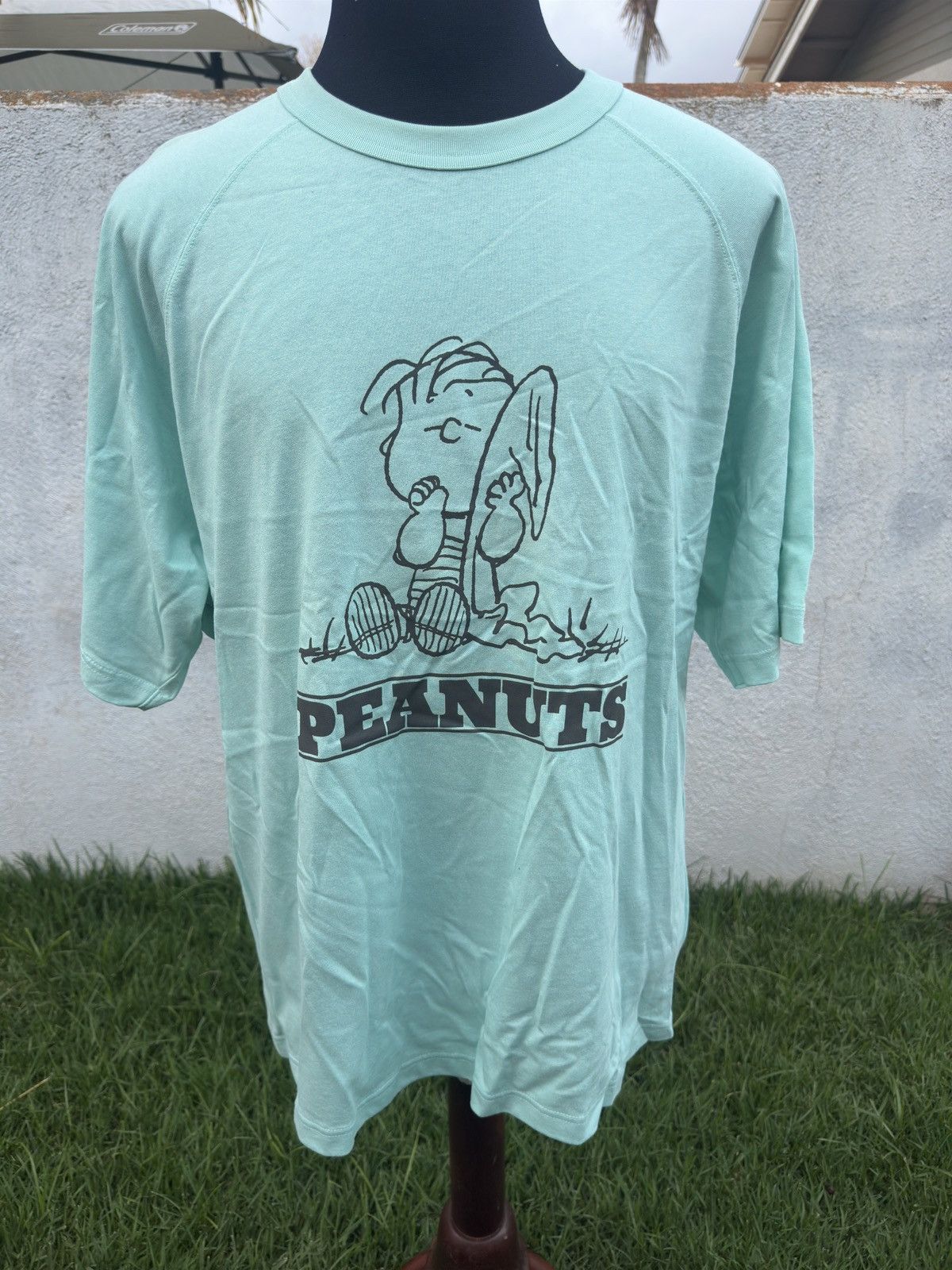 Uniqlo New Uniqlo Peanuts T shirt Men's XL Green Teal Snoopy Size US XL / EU 56 / 4 - 1 Thumbnail