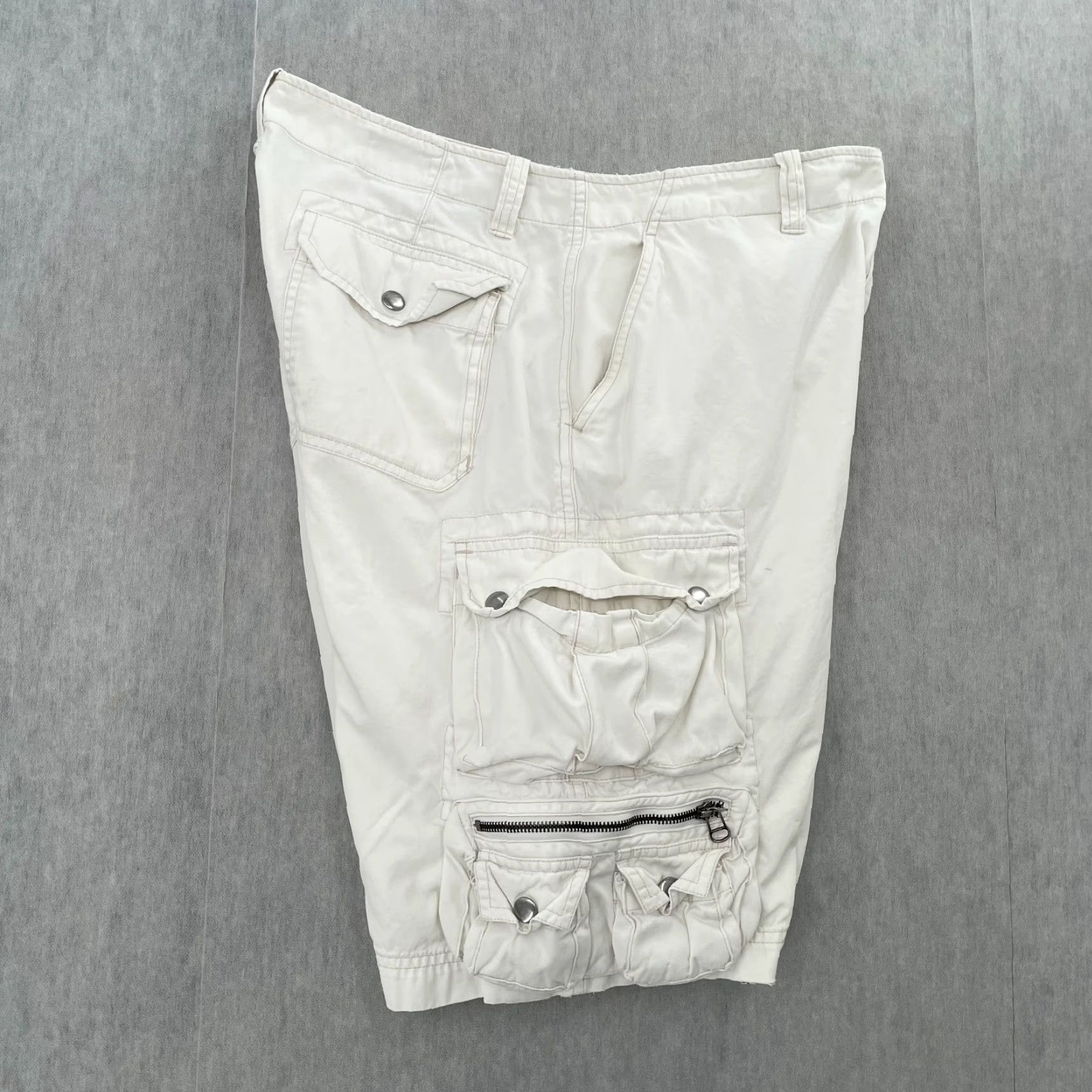 Polo Ralph Lauren VINTAGE Polo Ralph Lauren Shorts Cargo Mens 33 White Cotton Zipper Pockets Size US S / EU 44-46 / 1 - 3 Thumbnail