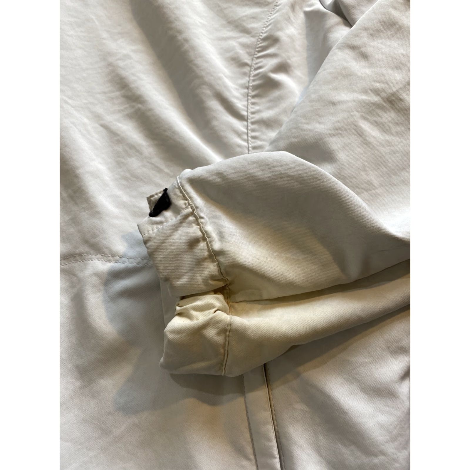 Nike VINTAGE Nike Windbreaker Jacket Men XL White 90s Logo Embroidered Full Zip Baseball Basketball Gym Track Nike Weatherproof Casual Mens Size US XL / EU 56 / 4 - 4 Thumbnail