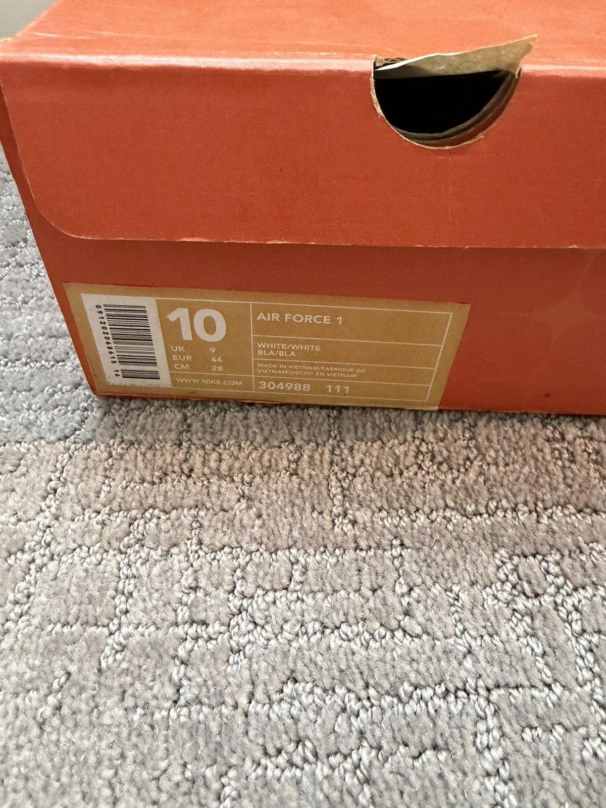 Nike 2002 Nike AF1 Low White Size US 10 / EU 43 - 7 Thumbnail