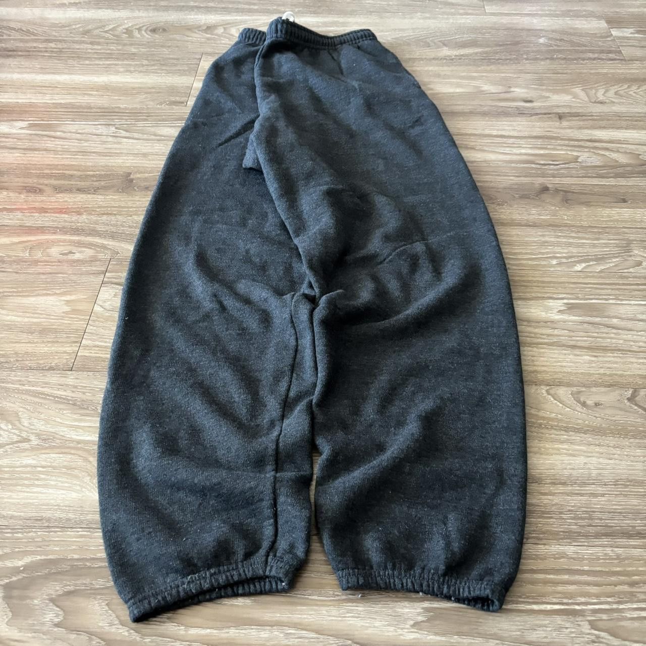 Japanese Brand Crazy Vintage Y2K/2000s Dark Grey Comfy Skater Essential Sweatpants! Fits M Size US 32 / EU 48 - 3 Thumbnail