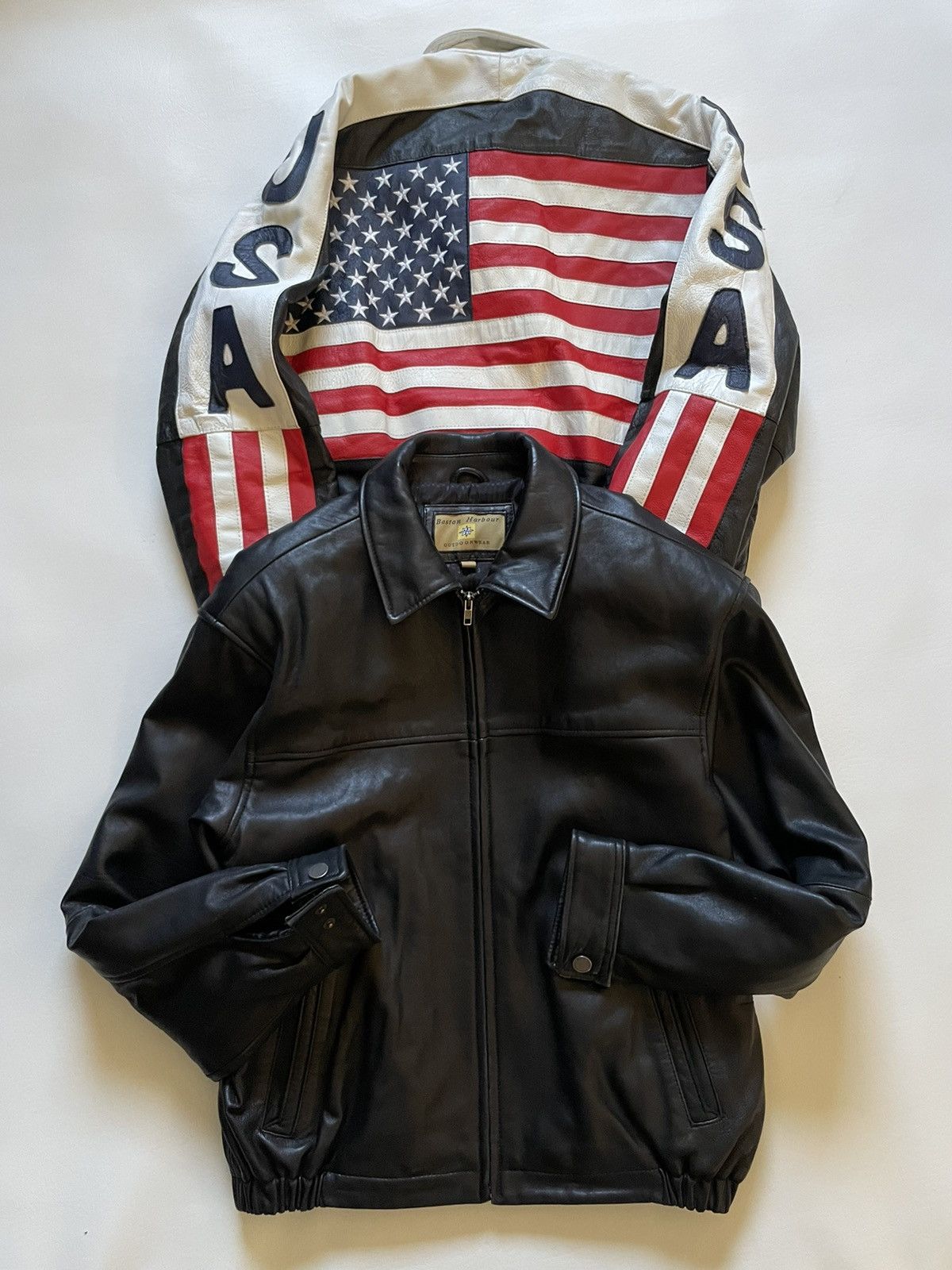 Vintage Vintage USA leather jacket Size US M / EU 48-50 / 2 - 5 Thumbnail