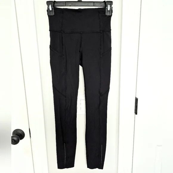 Lululemon Fast & Free HR 7/8 Tight Active Athleisure Athletic Workout Size 26" / US 2 / IT 38 - 12 Thumbnail