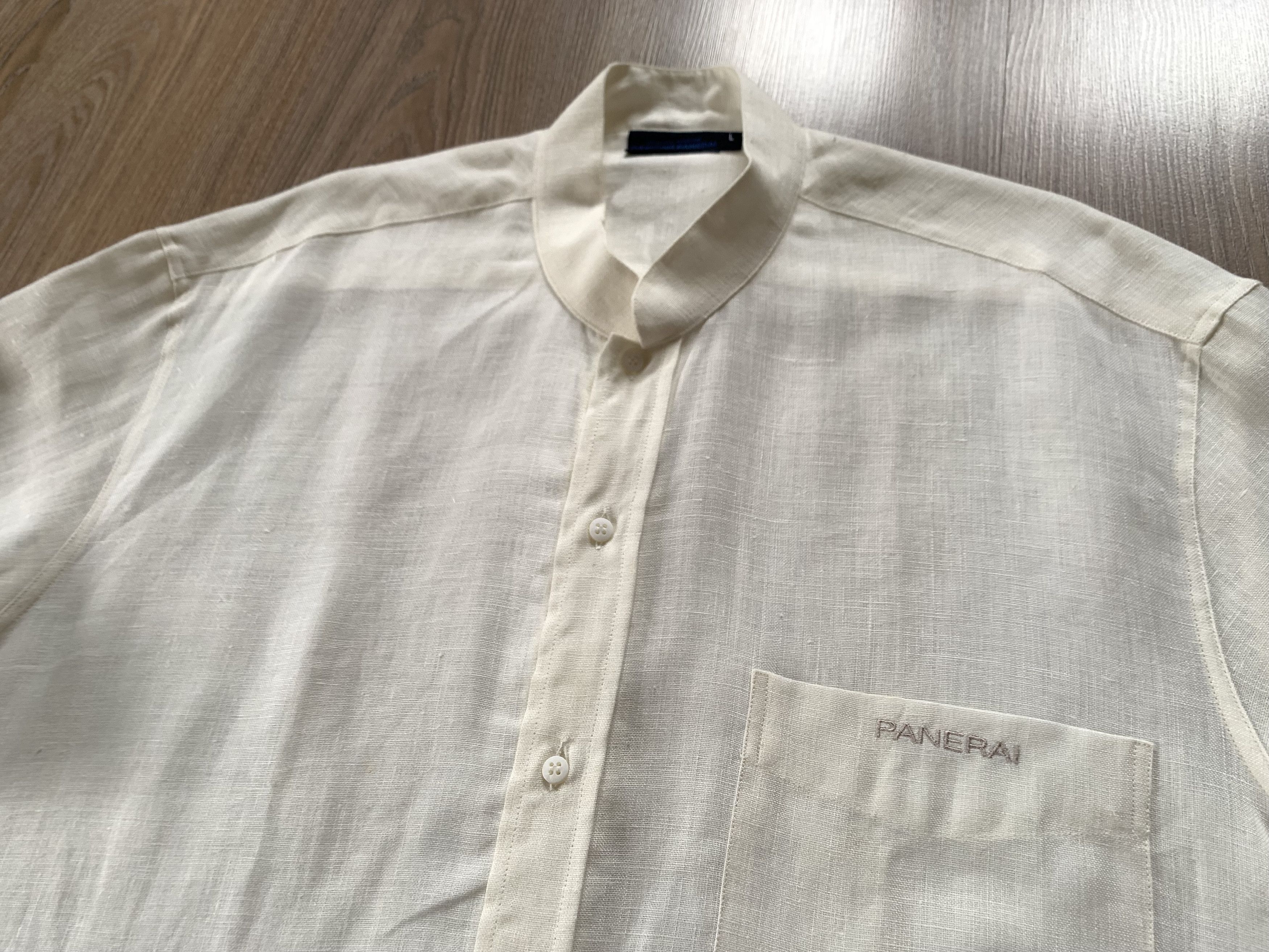 Other Officine Panerai Italy Long Sleeve Linen Shirt Size US L / EU 52-54 / 3 - 4 Thumbnail